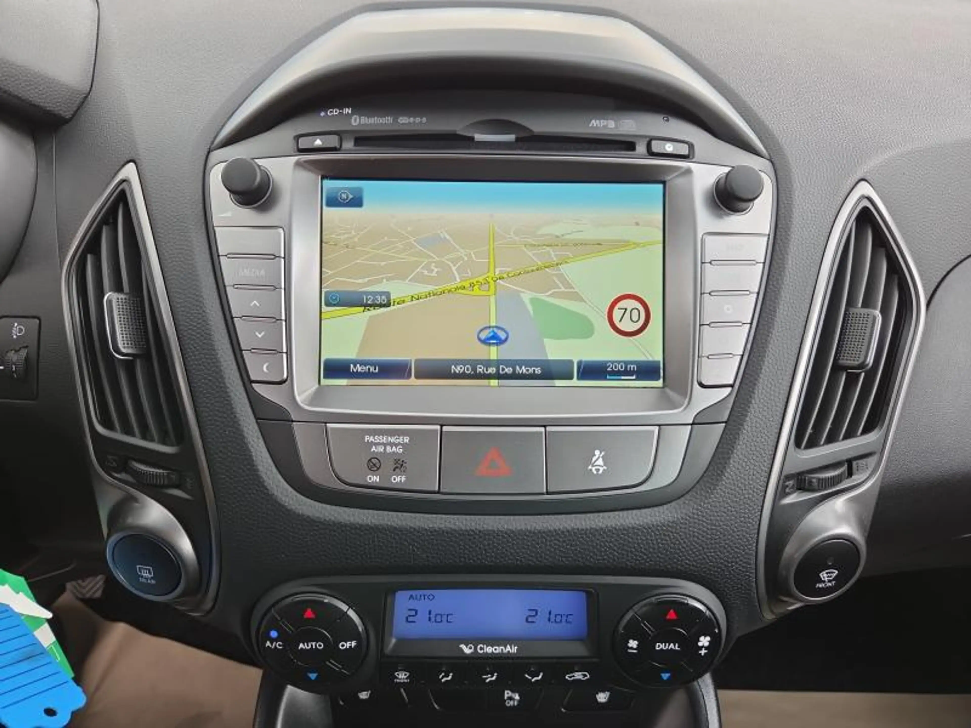 Hyundai iX35 1.7 116cv Gris 01/16 Airco GPS Bluetooth — photo 14