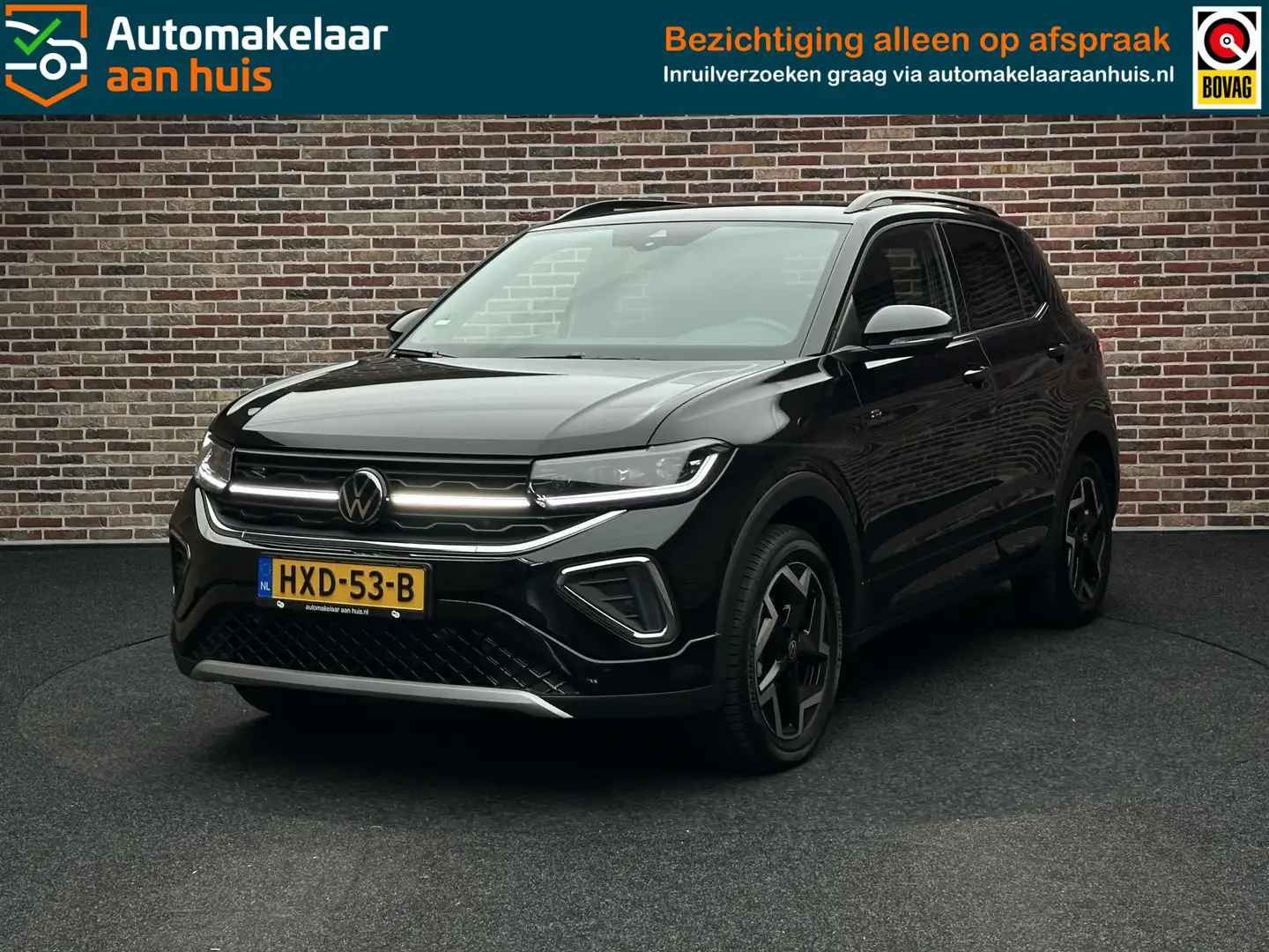 Volkswagen T-Cross 1.0 TSI R-Line Edition BTW Camera Stoelvrwm Virtua Zwart - 1
