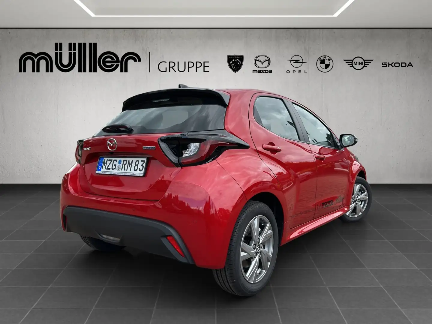 Mazda 2 Hybrid VVT-i 116 PS e-CVT EXCLUSIVE-LINE Rot - 2