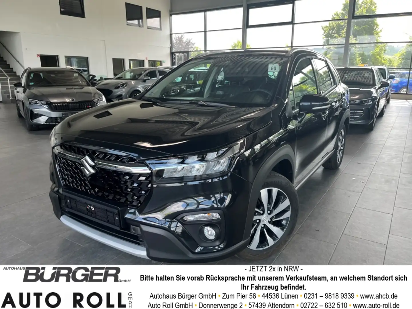 Suzuki SX4 S-Cross Comfort+ Schiebedach AHK Navi 360 Kamera LED Apple Noir - 1