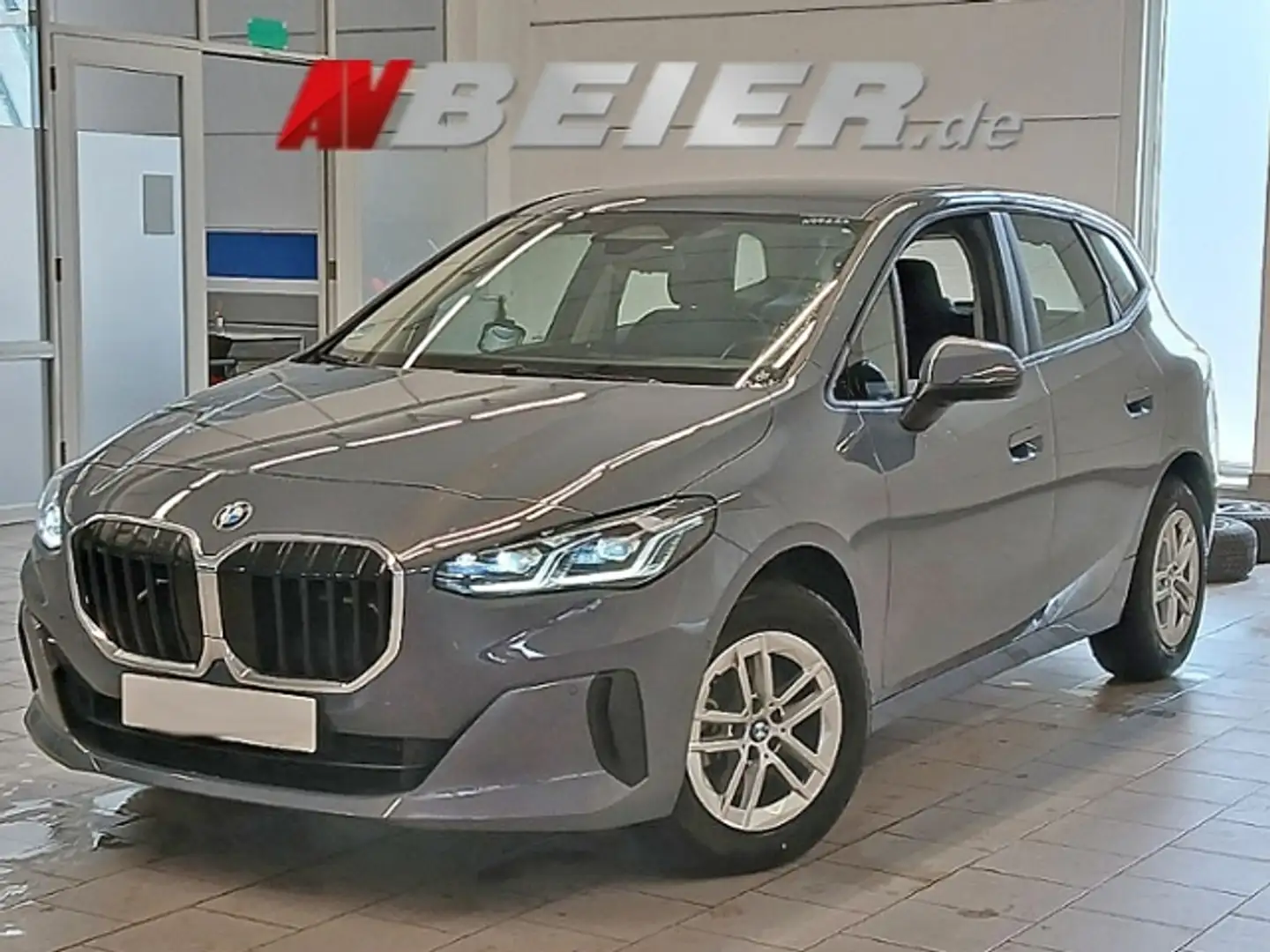 BMW 218 d Active Tourer adapt.LED Navi SHZ ACC DrivingPlu Grau - 1