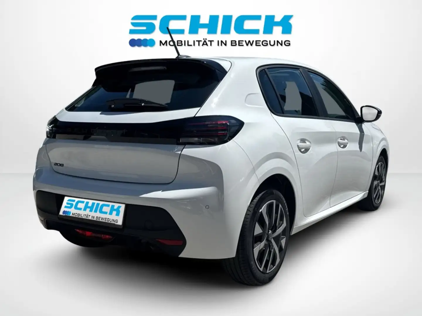 Peugeot 208 1,2 75 Style Weiß - 2