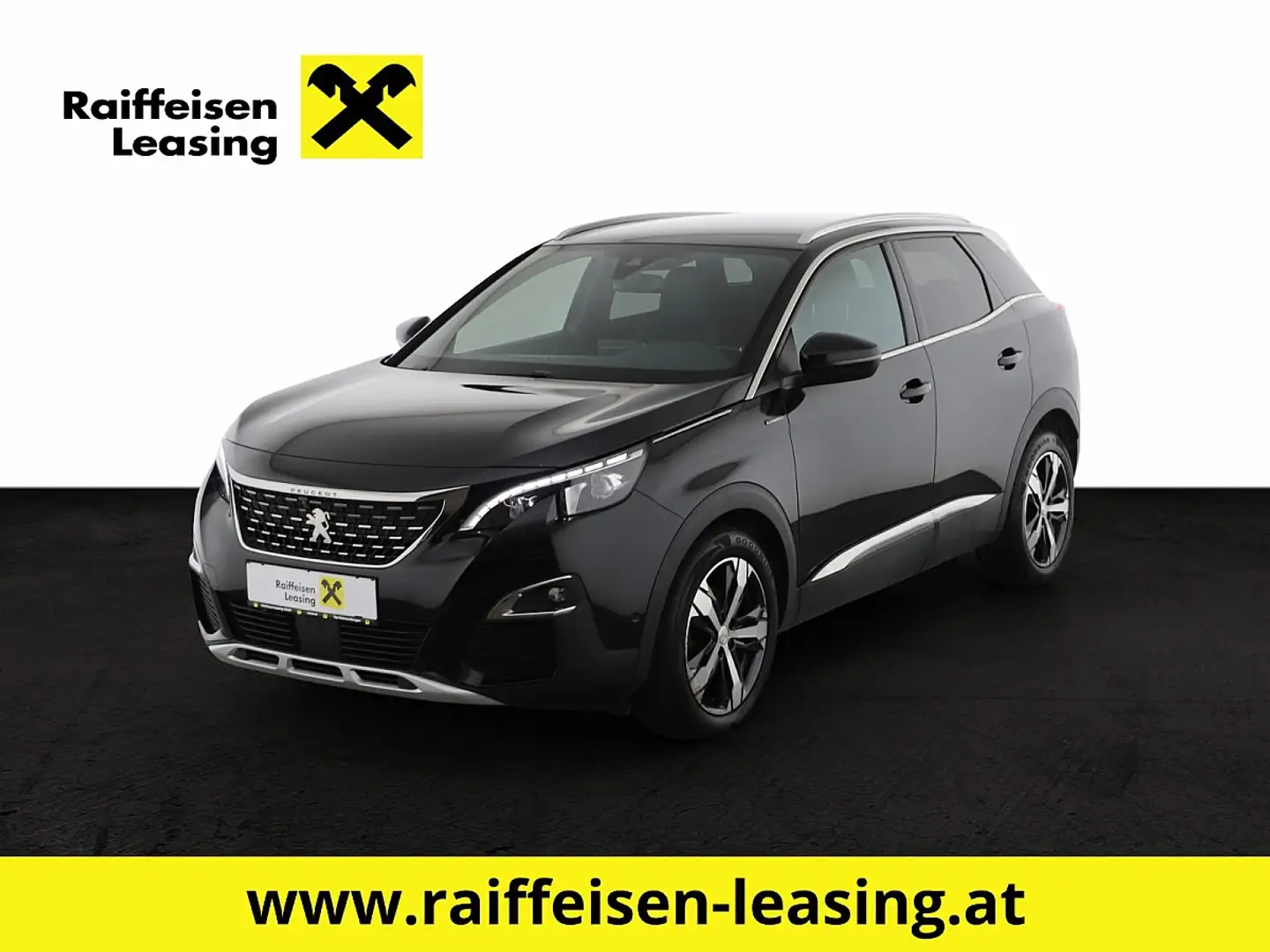 Peugeot 3008 1,5 BlueHDi 130 S&S EAT8 GT Line Aut. Schwarz - 1