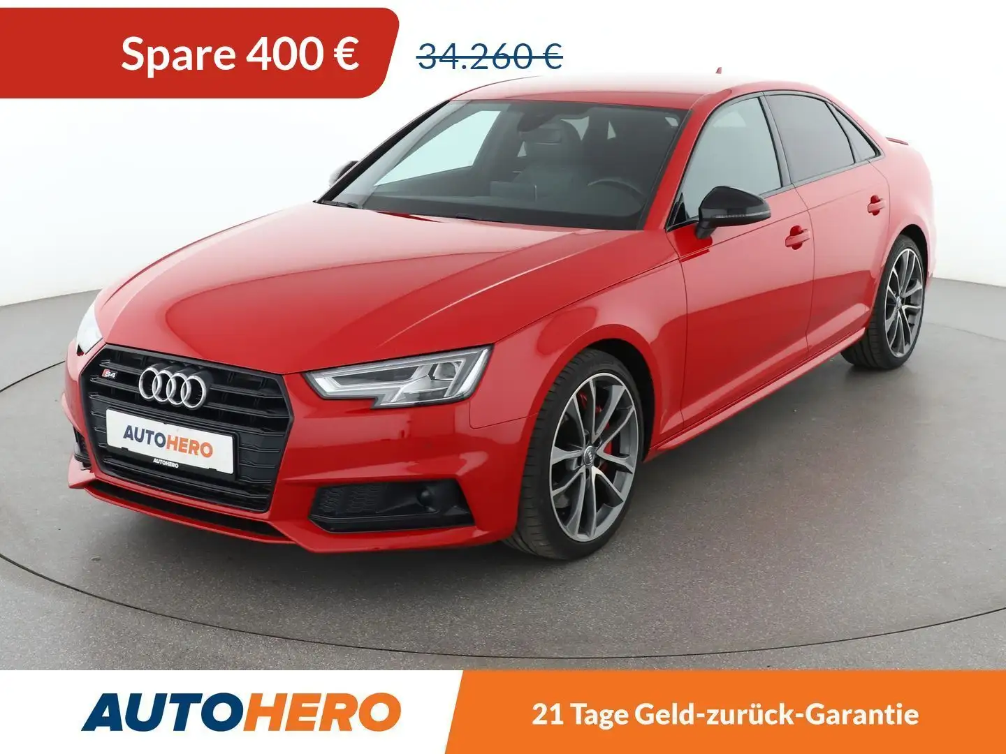Audi S4 3.0 V6 TFSI quattro Aut.*NAVI*LED*ACC*CAM*PDC*SHZ* Rot - 1