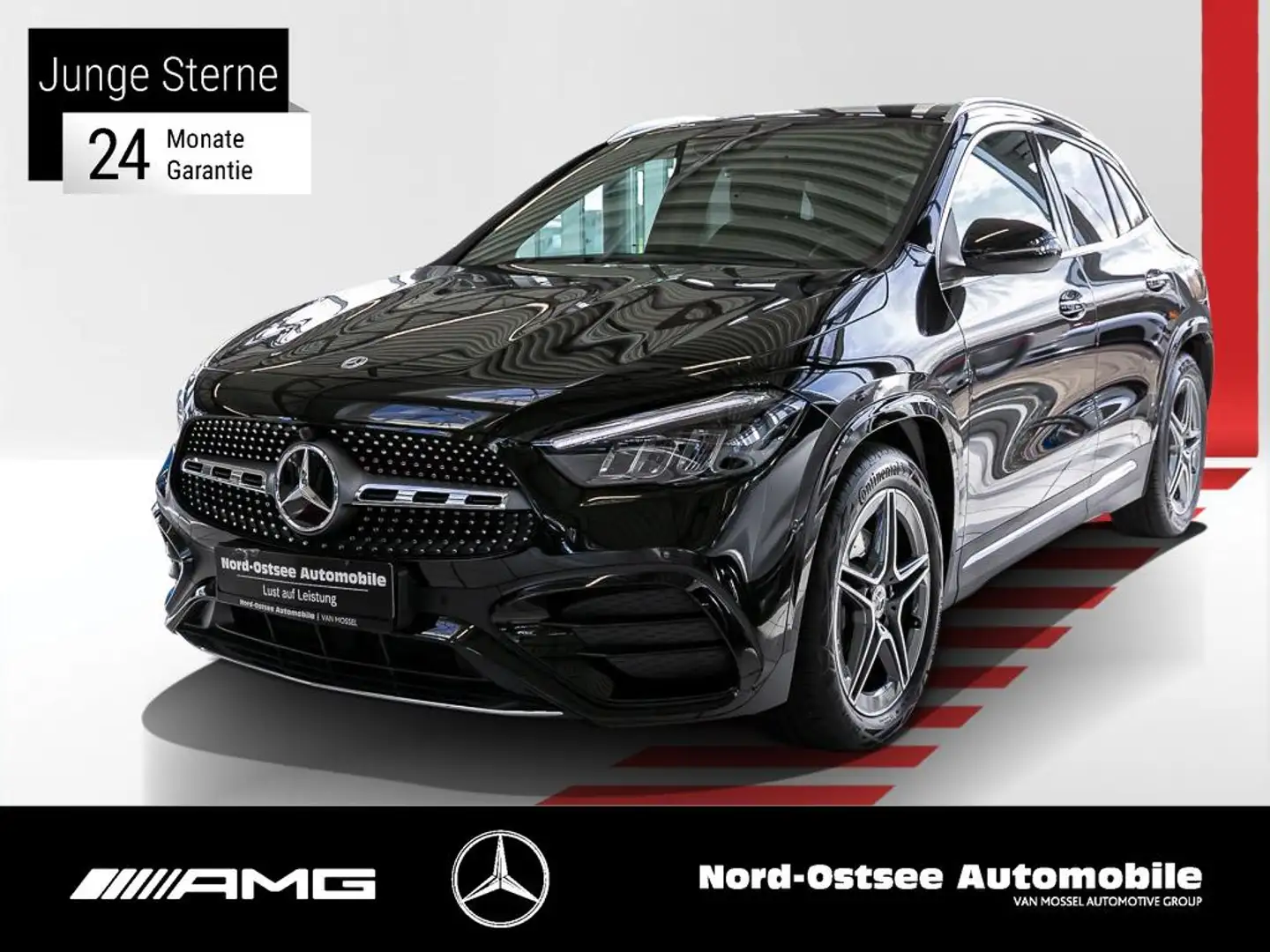 Mercedes-Benz GLA 200 d AMG AHK SHZ MBUX KEYLESS-GO Schwarz - 1