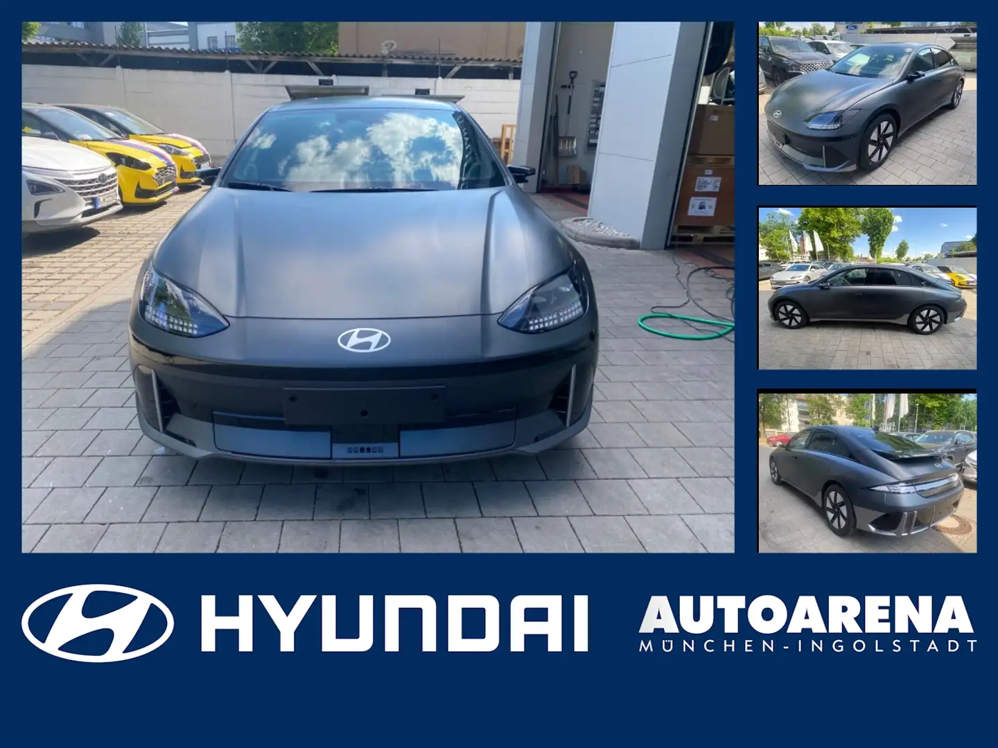 Hyundai IONIQ 6 Elektro 2WD 77,4KWh UNIQ SOFORT VERFÜGBAR! DIGITAL Gris - 1