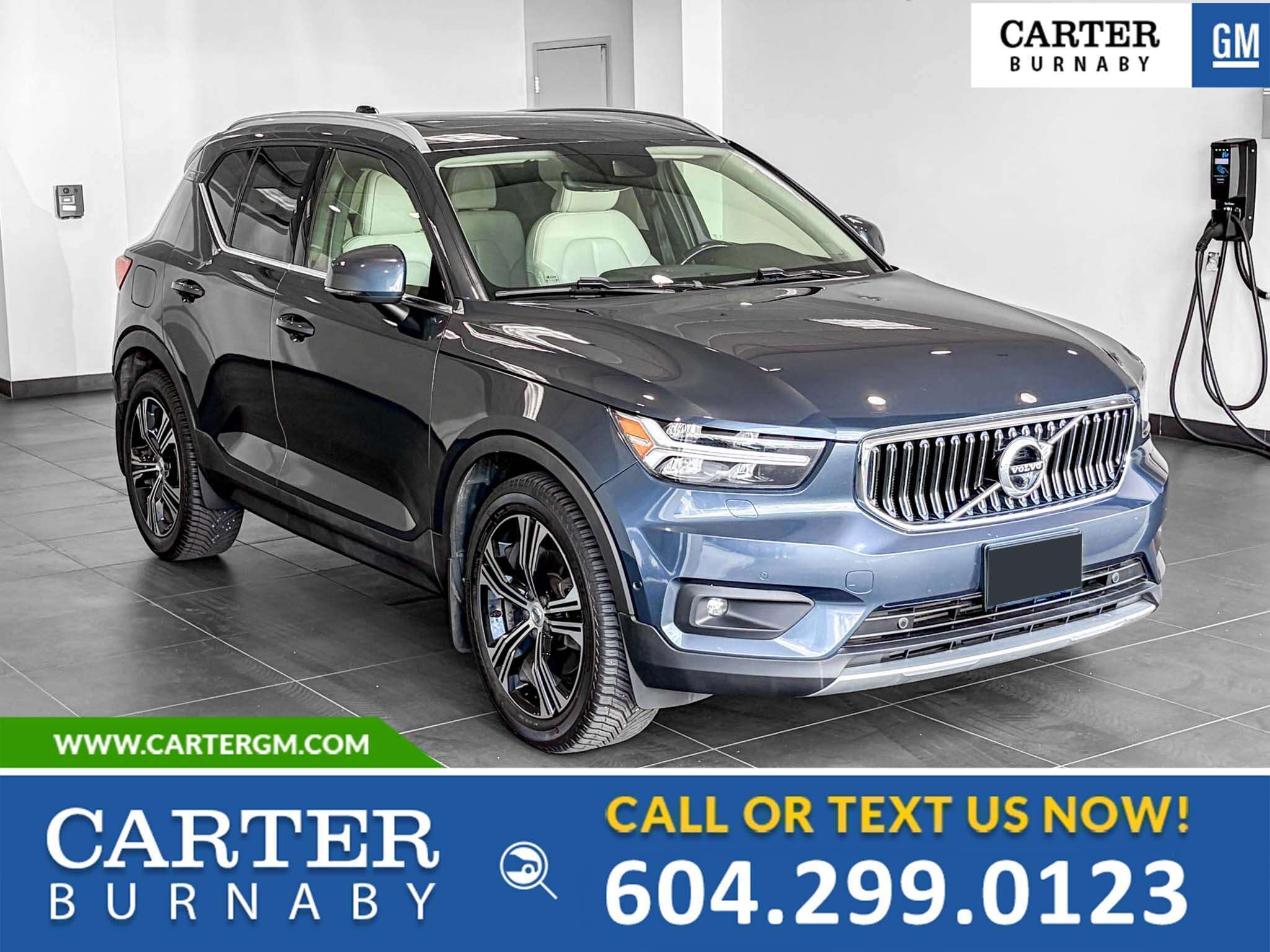 Blue 2019 Volvo XC40 SUV / Crossover All-Wheel Drive 8-Speed Automatic