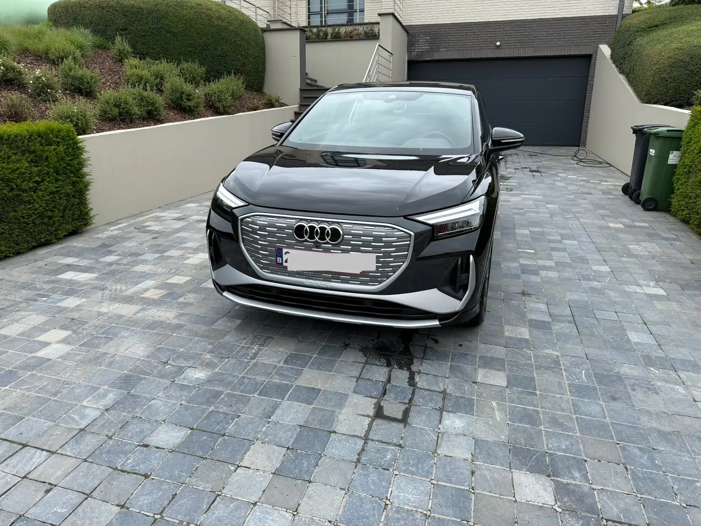 Audi Q4 e-tron 40 Sportback S-line Zwart - 2