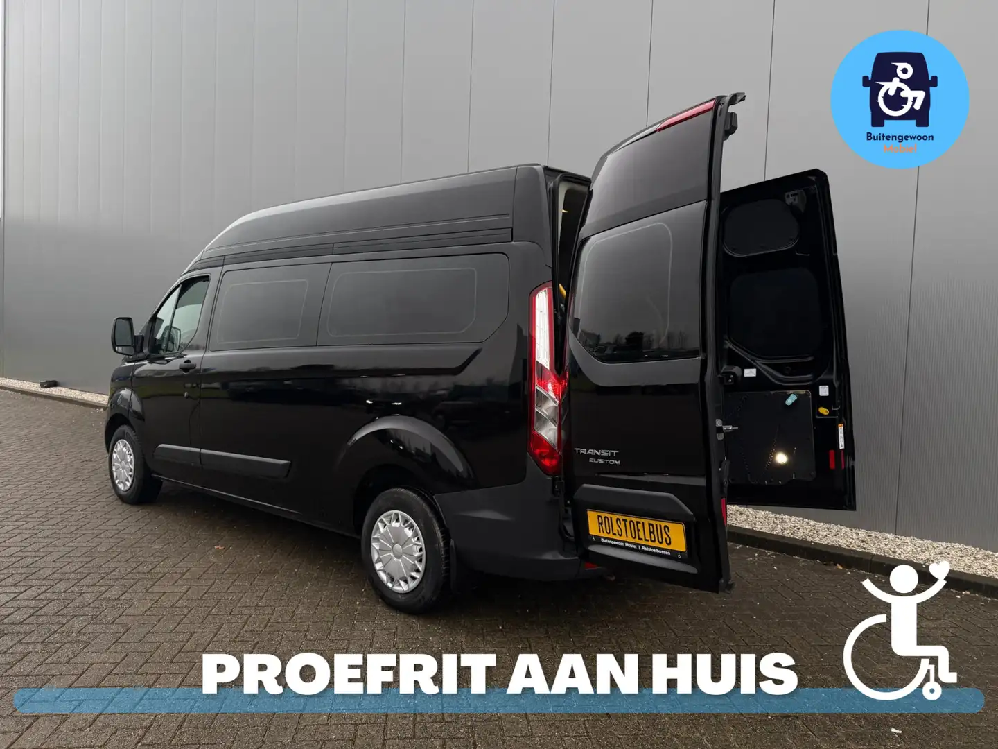 Ford Transit Custom Rolstoelbus 2.0 2016 | Lengte 2 | Rolstoellift Noir - 2