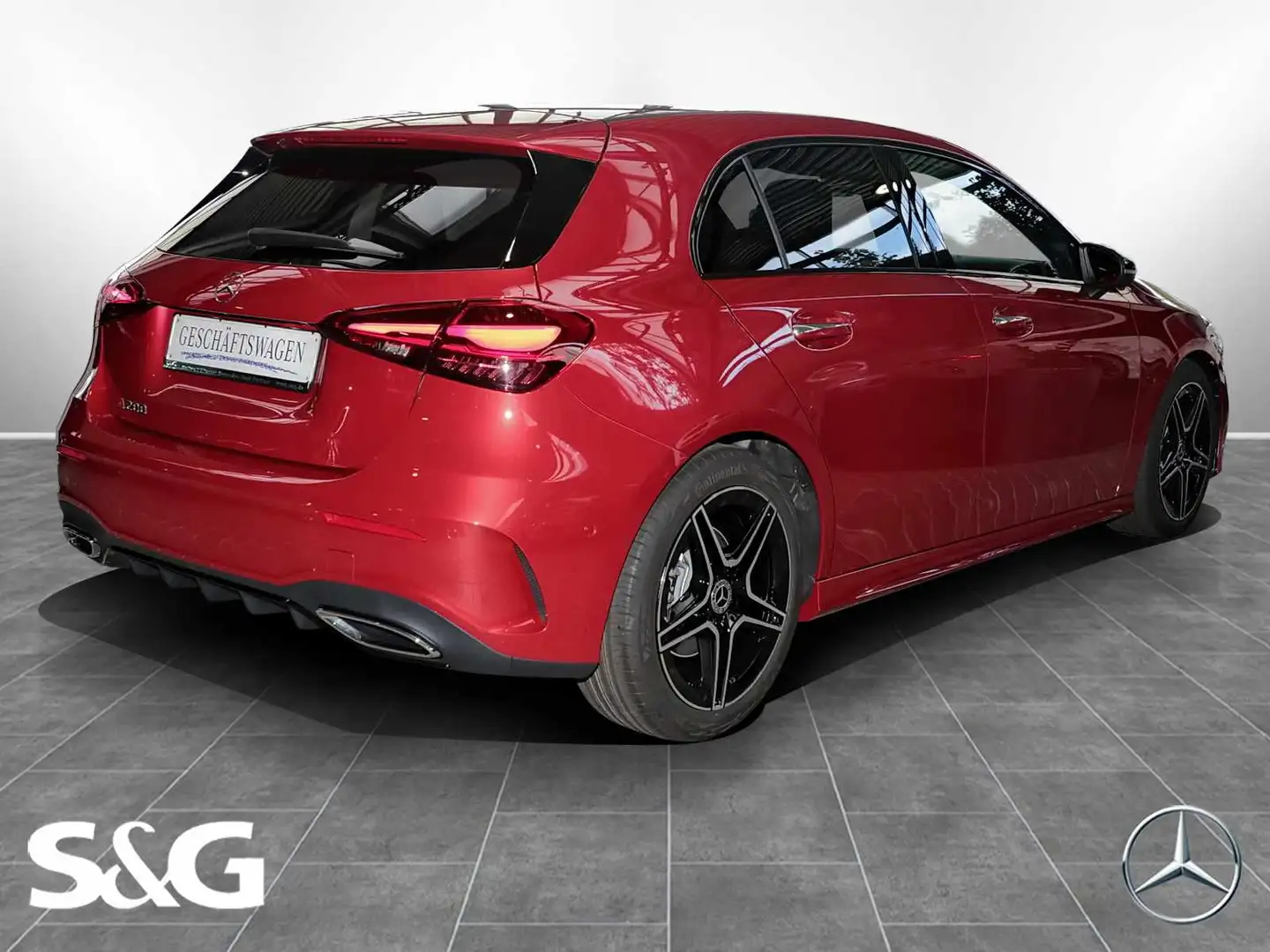 Mercedes-Benz A 200 AMG Panora+Rükam+LED+Navi+BurmesterSound Rot - 2