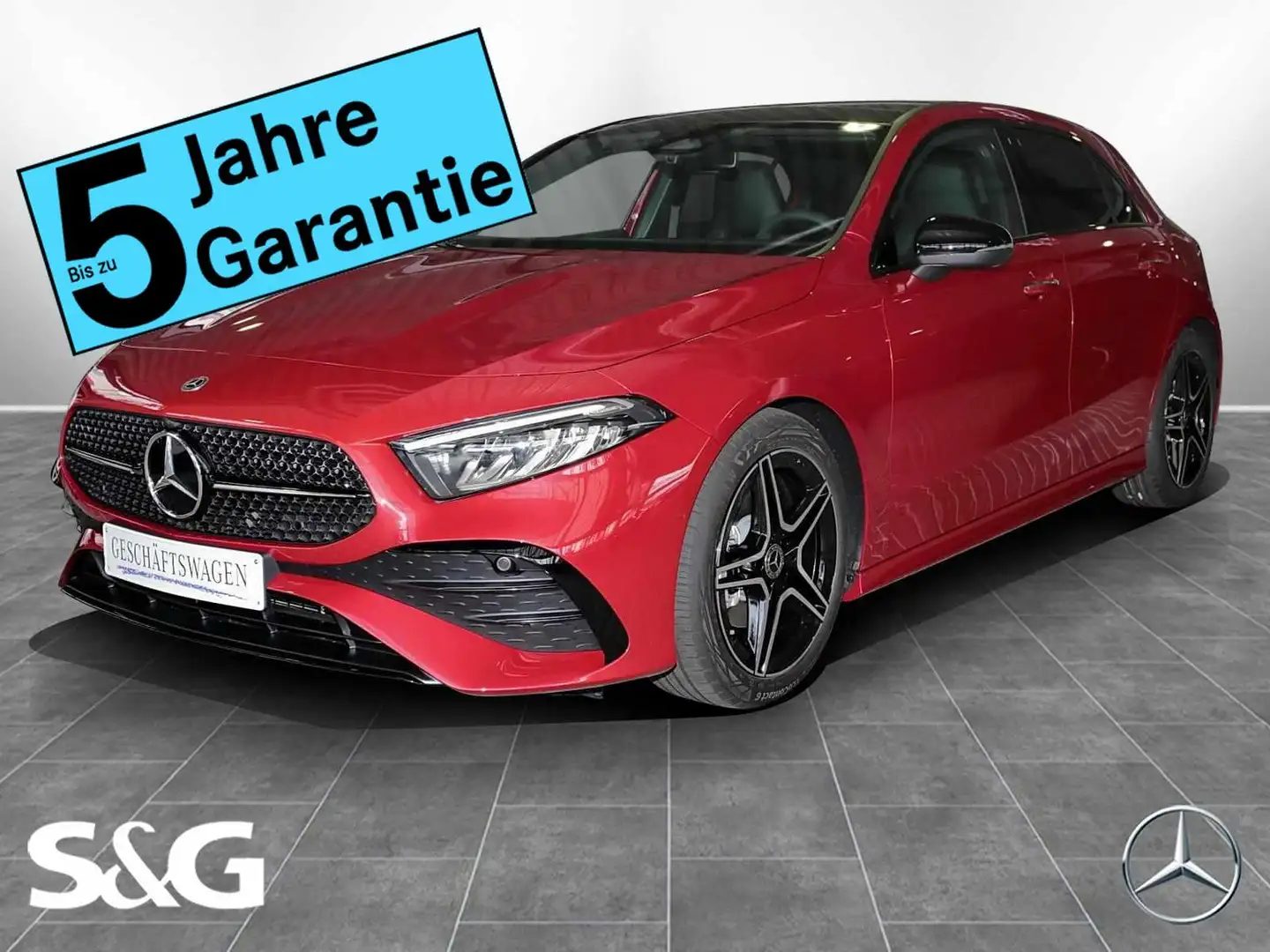 Mercedes-Benz A 200 AMG Panora+Rükam+LED+Navi+BurmesterSound Rot - 1