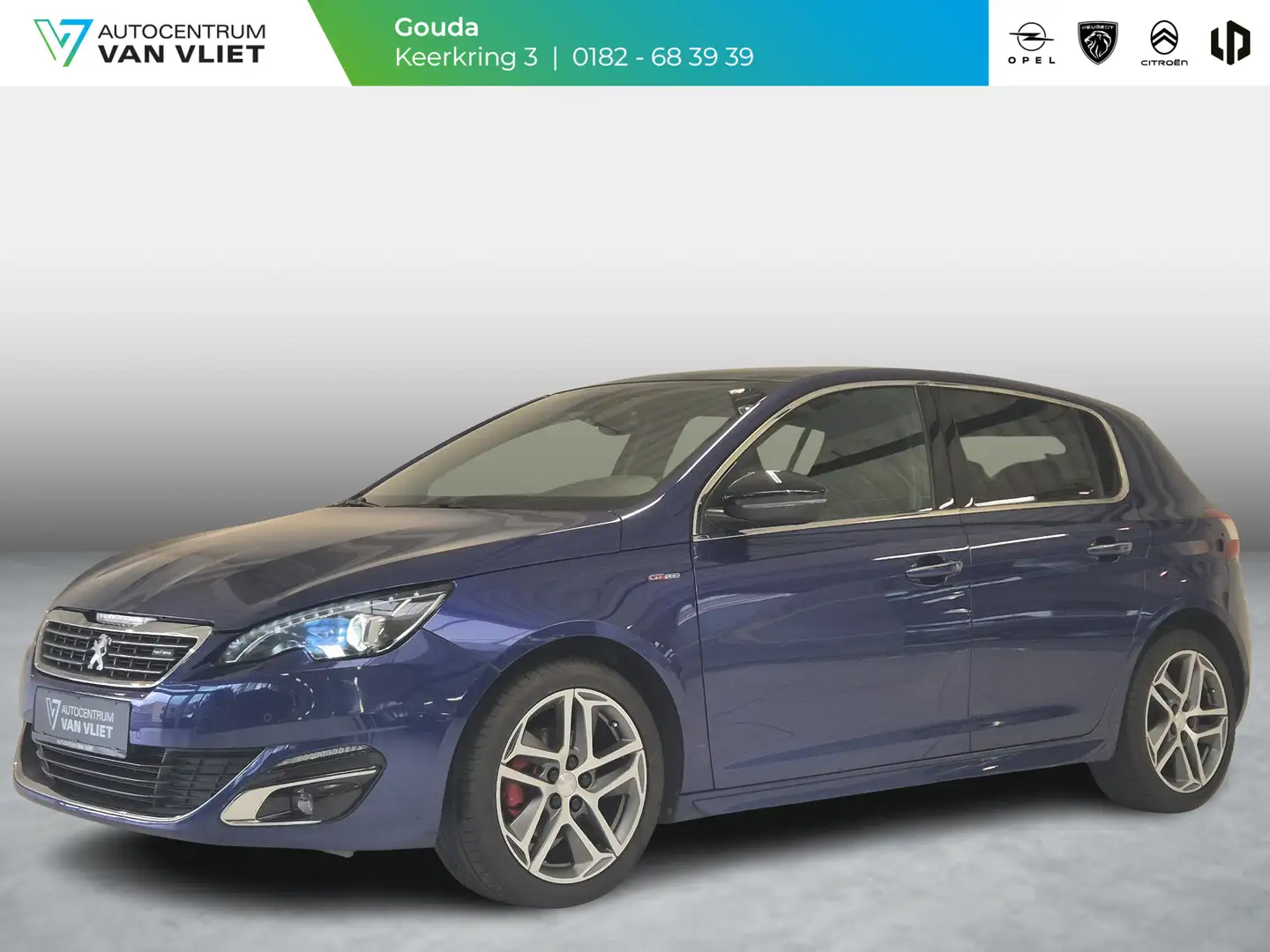 Peugeot 308 1.2 PureTech GT-line | Navigatie | Achteruitrijcam Blauw - 1