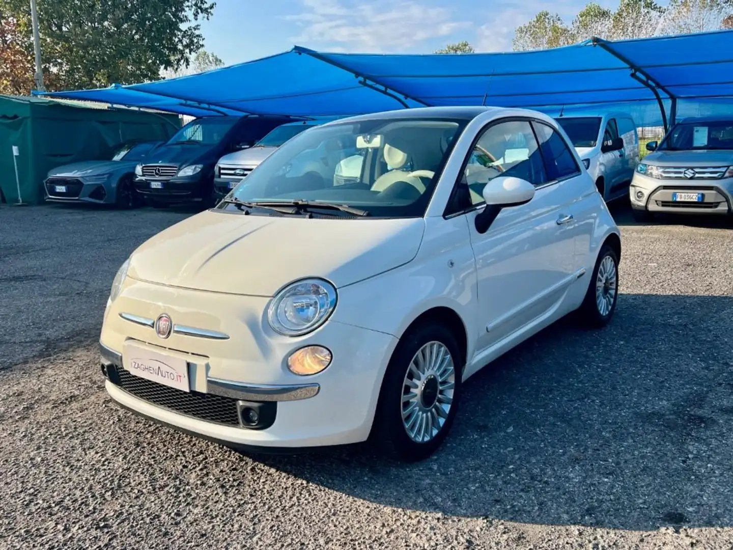 Fiat 500 1.3 Multijet 16V 95 CV Lounge+NEOPATENTATI Weiß - 2