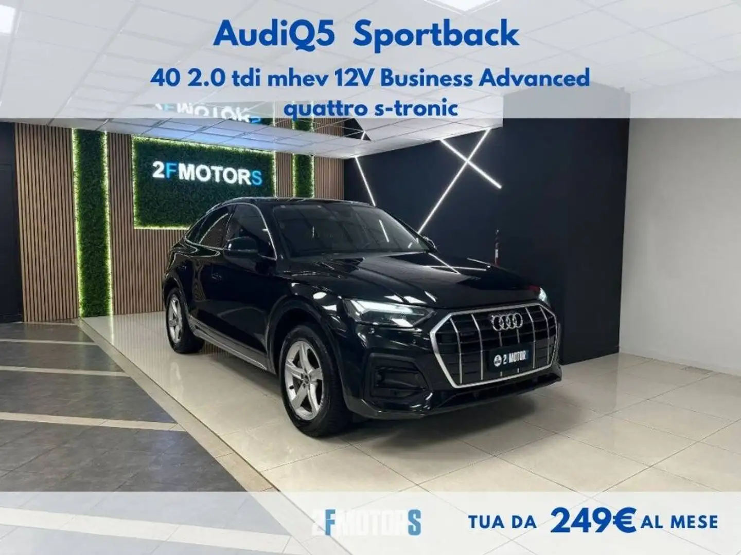 Audi Q5 40 2.0 tdi mhev 12V Business Advanced quattro s-tronic Negro - 1