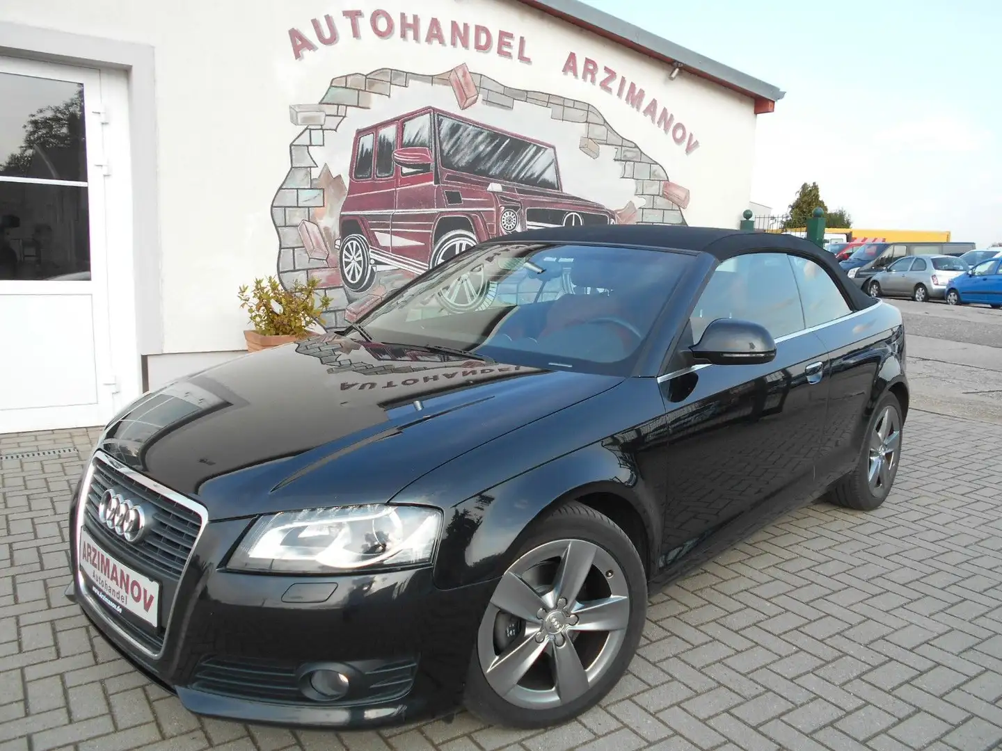 Audi A3 1.8TFSI Cabriolet Attraction NAVI/LEDER/KLIMA Schwarz - 2