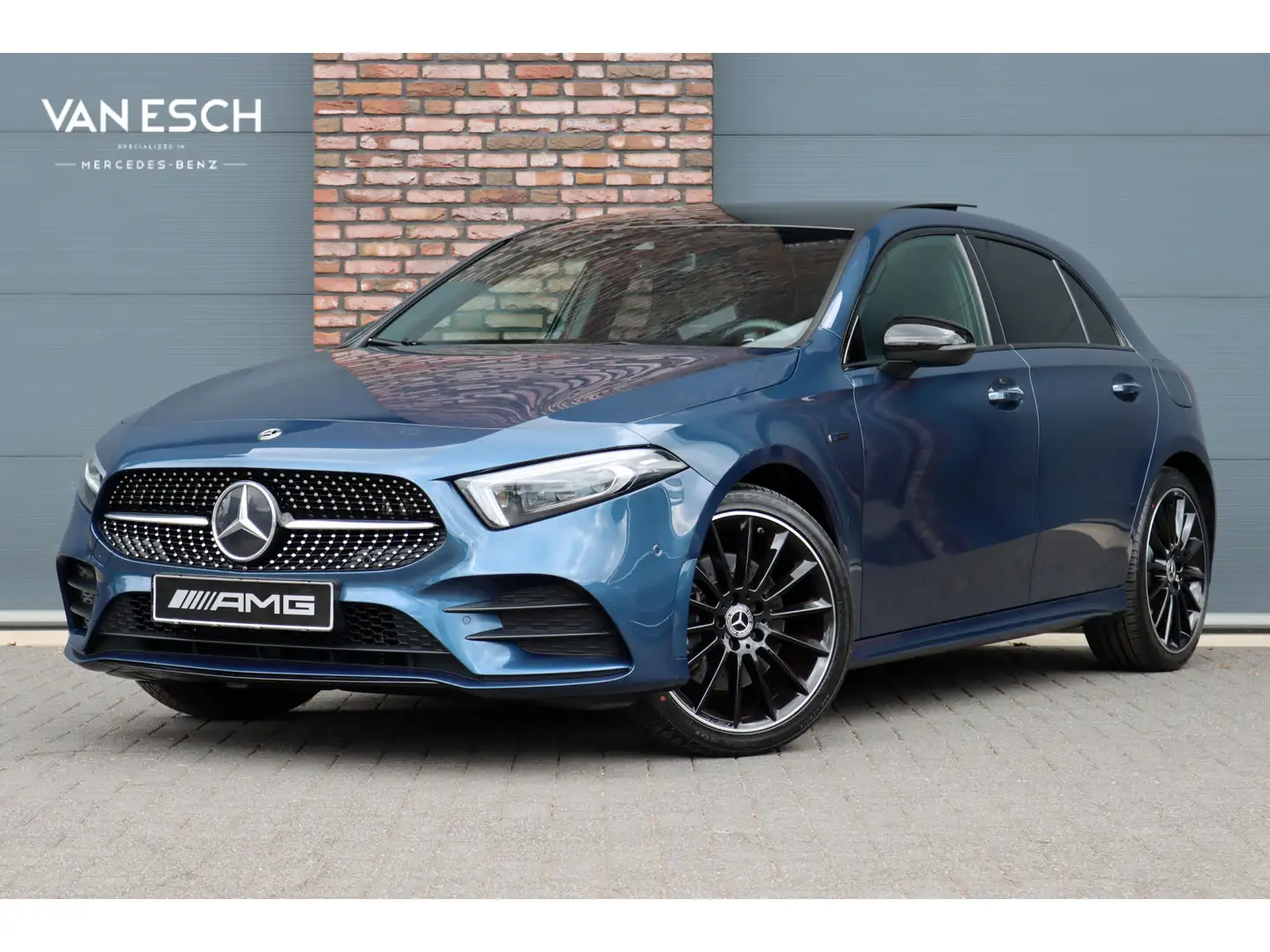 Mercedes-Benz A 250 e AMG Line Aut8 | Panoramadak | Memory | Camera | Mavi - 1
