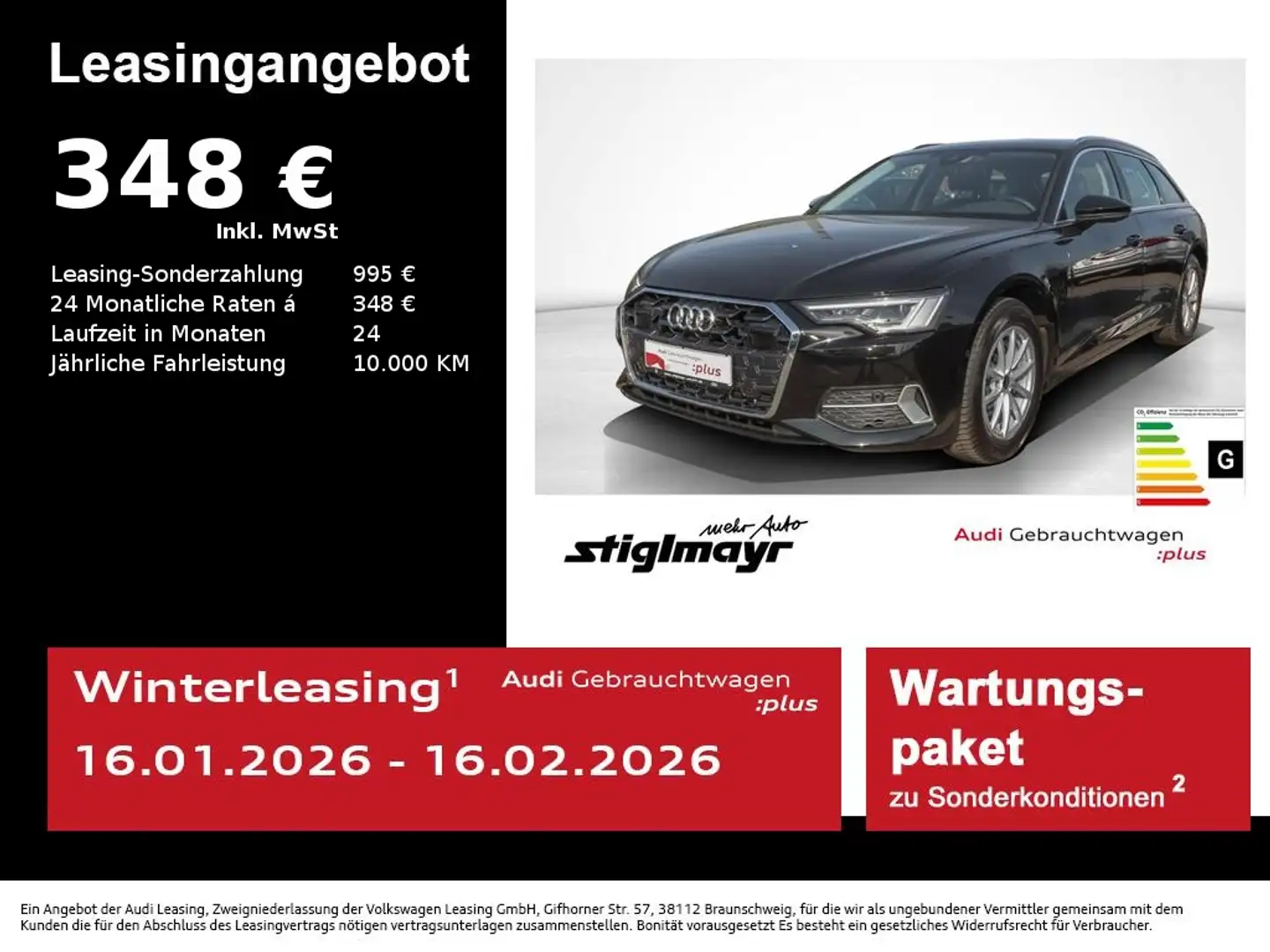 Audi A6 Avant advanced 45 TFSI quattro ACC+AHK+KAMERA Schwarz - 1