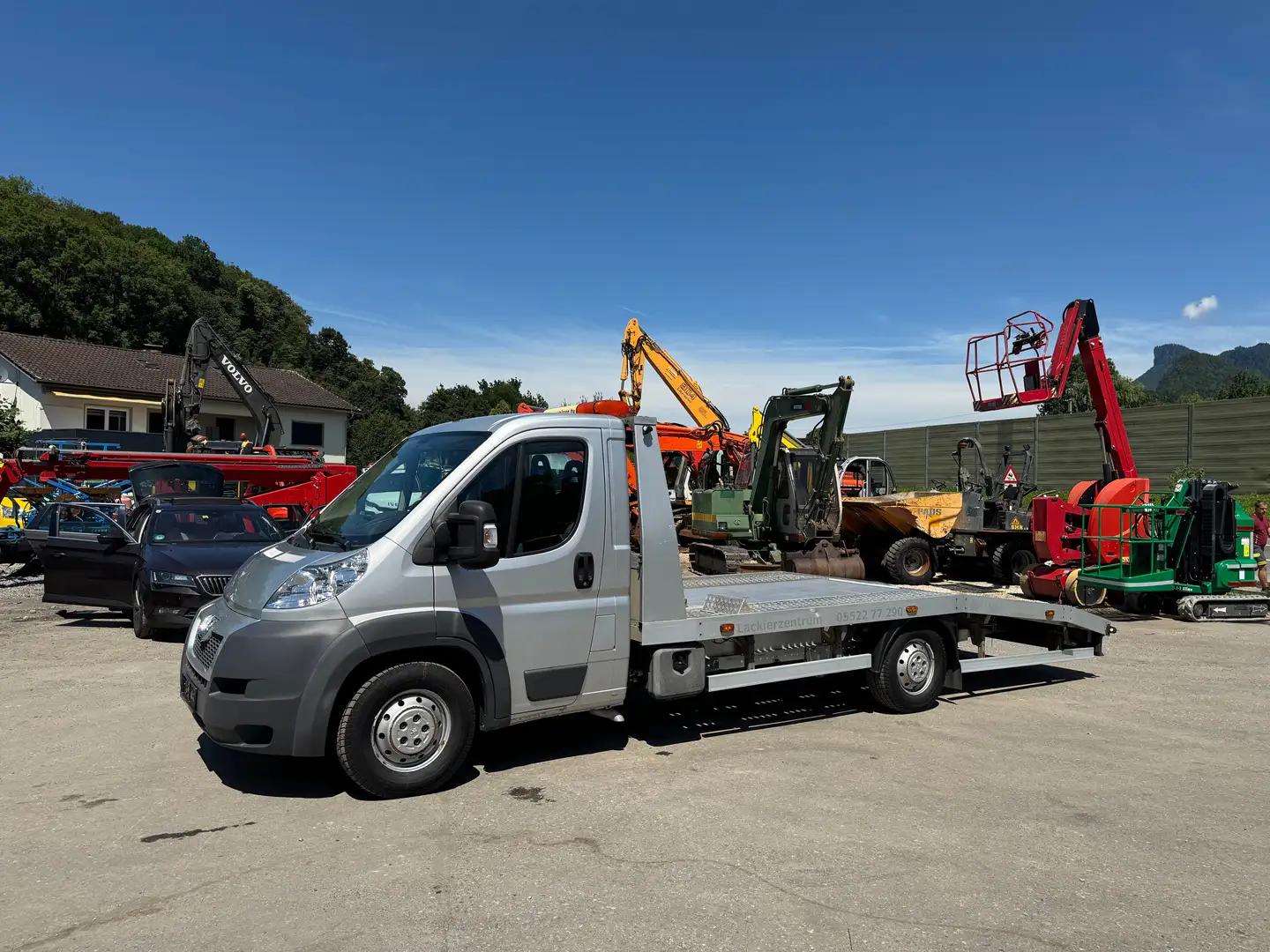 Peugeot Boxer 3.0 L Abschleppwagen Klima Gümüş rengi - 1
