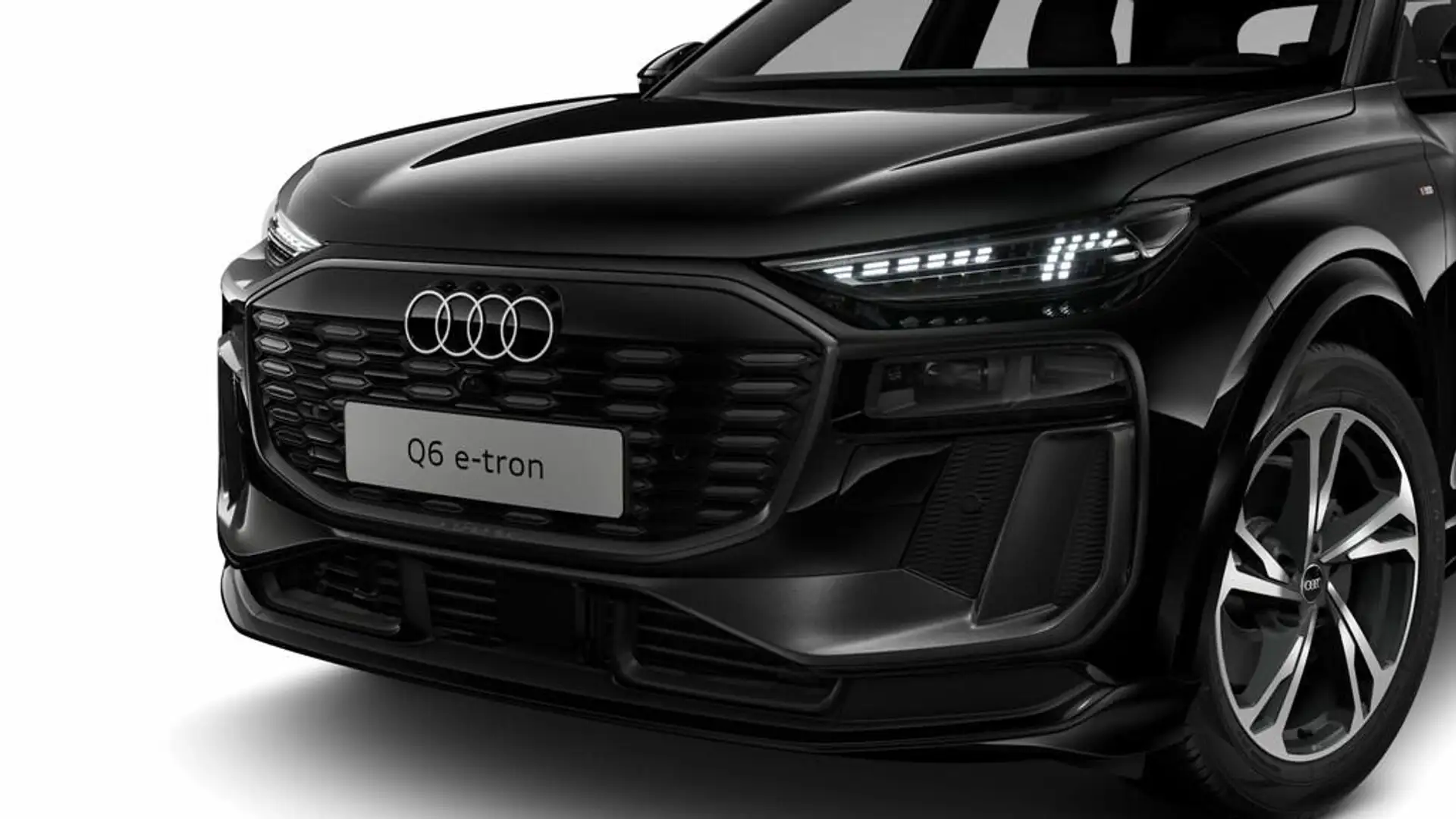 Audi Q6 e-tron e-tron S line edition quattro 387cv Nero - 2