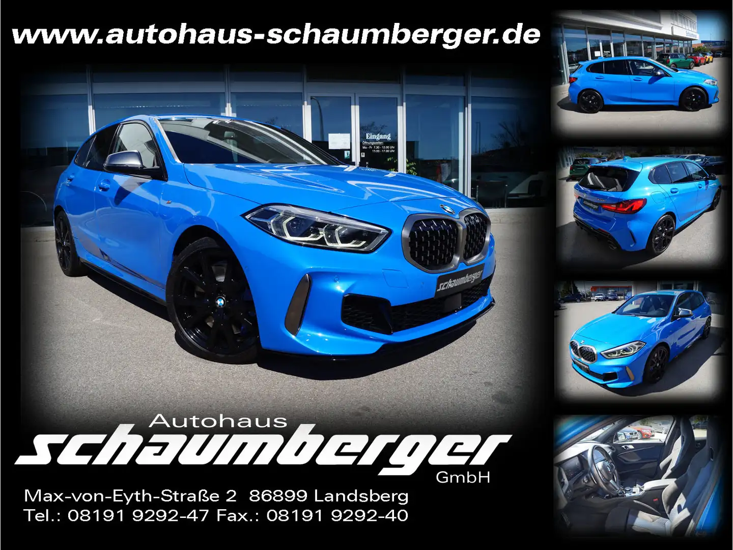 BMW 135 M135i xDrive Aut. *Navi*HUD*BREMSEN NEU !!* Blau - 1