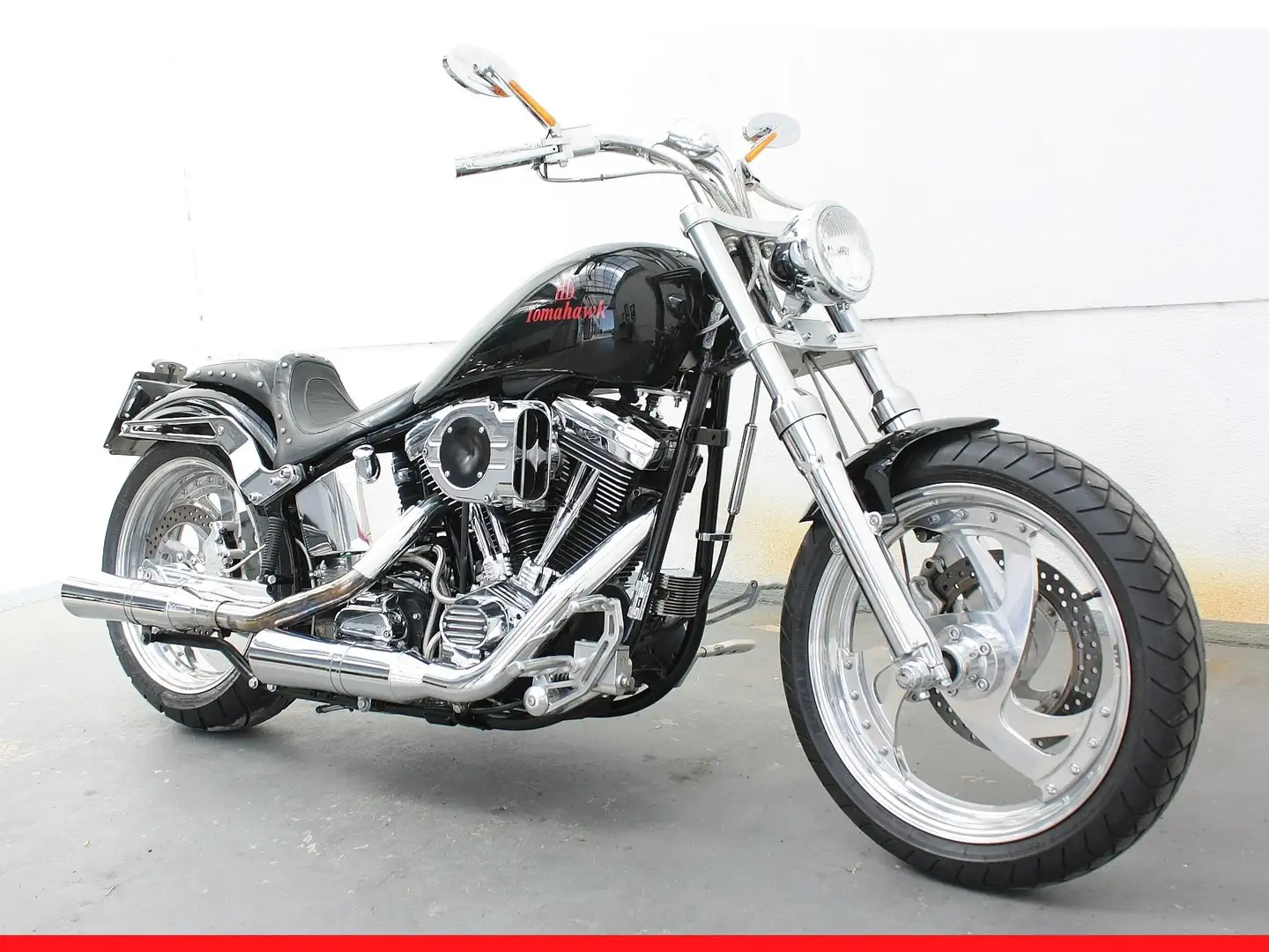 Harley-Davidson Fat Boy FLSTF Softail Fat Boy EVO "Tomahawk" Negro - 1