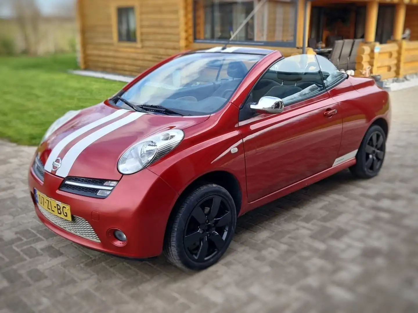 Nissan Micra 1.4 Tekna coupe cabriolet Rouge - 1