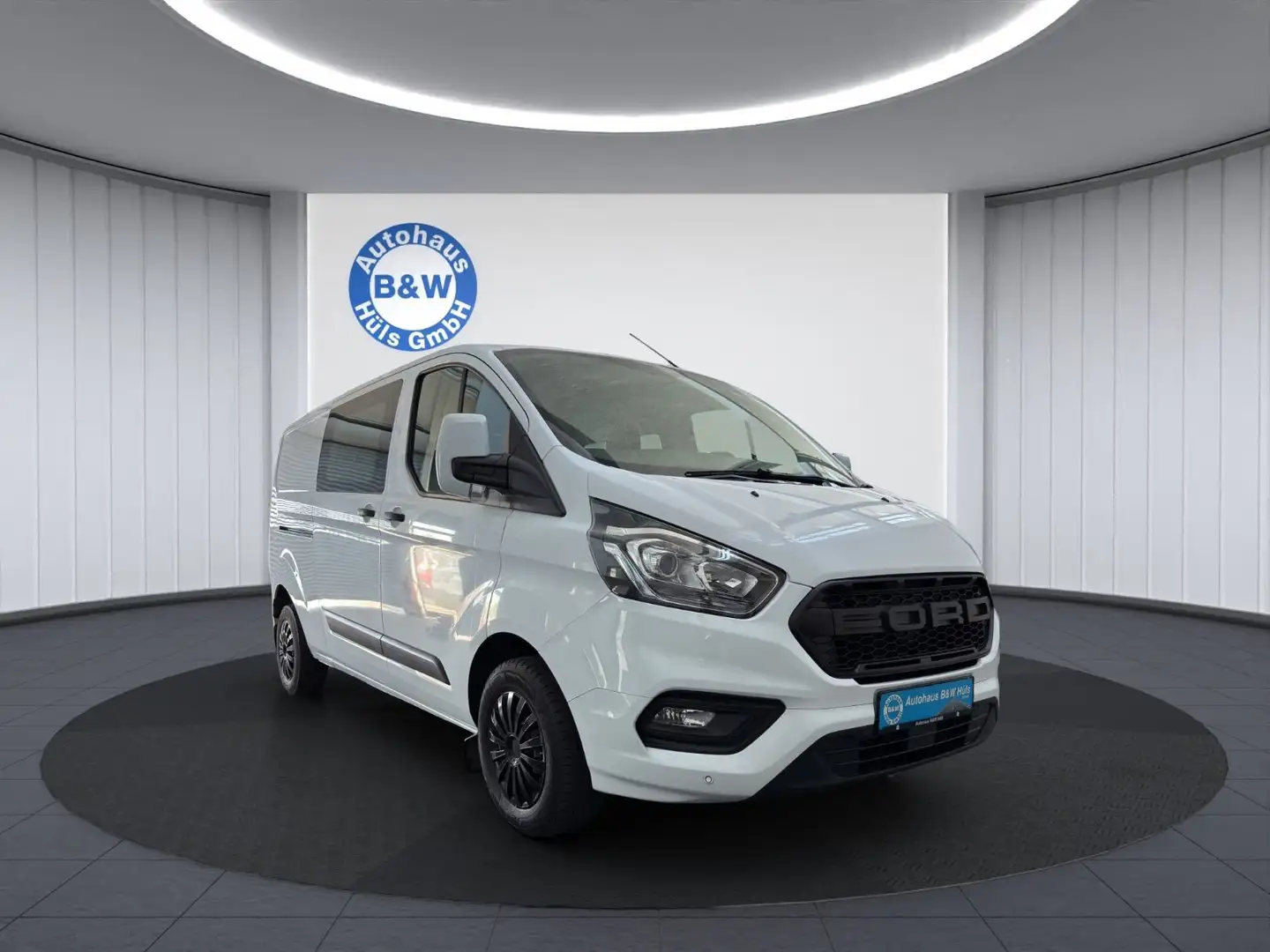Ford Transit Custom DoKa 300 L2*6-SITZE*SORTIMO*AHK Weiß - 1