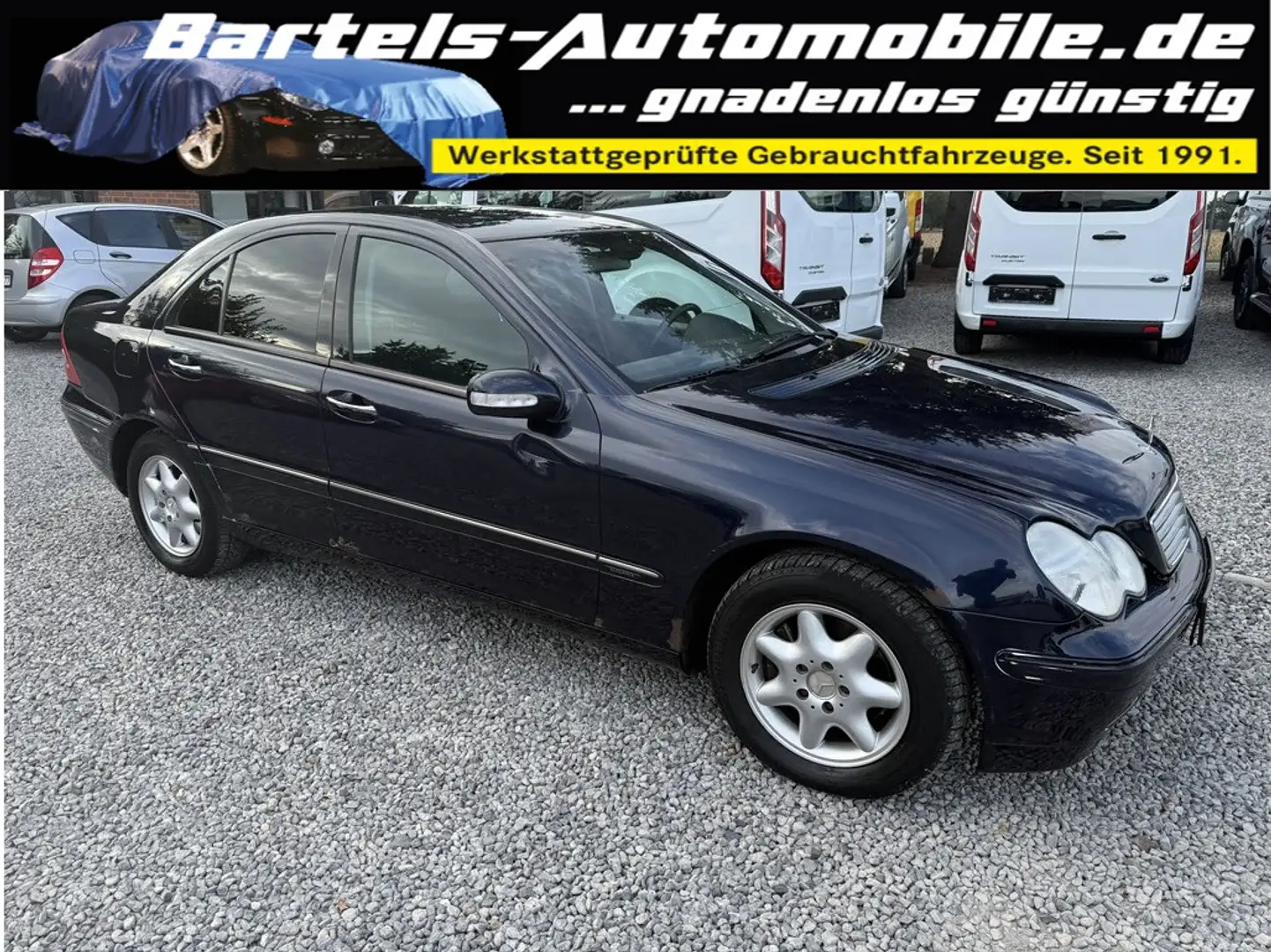 Mercedes-Benz C 180 Elegance, Klimaautomatik, Alu, Tempomat Blauw - 1