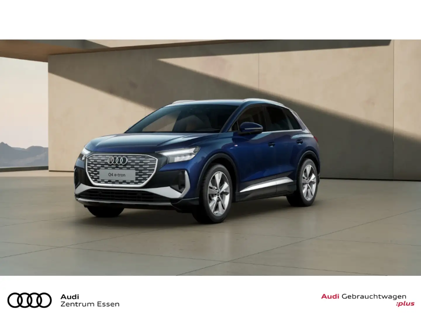 Audi Q4 e-tron 40 S-LINE LED APP PDC MUFU FSE Blau - 1