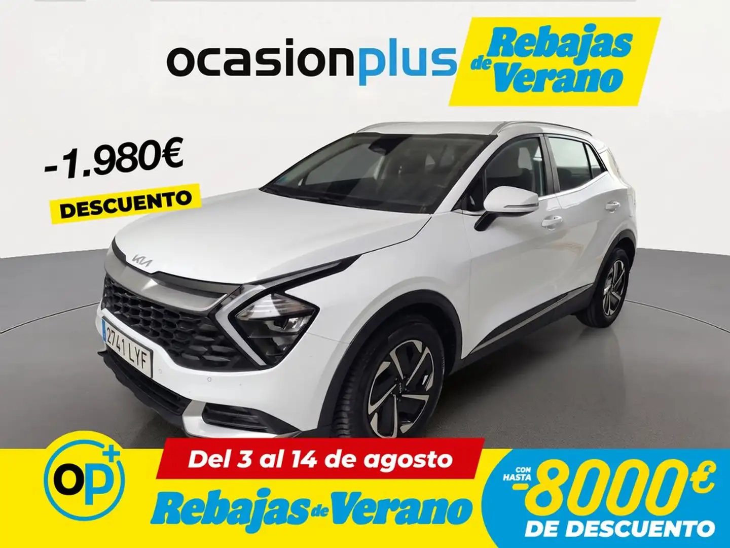 Kia Sportage 1.6 T-GDi MHEV Drive 150 Blanco - 1