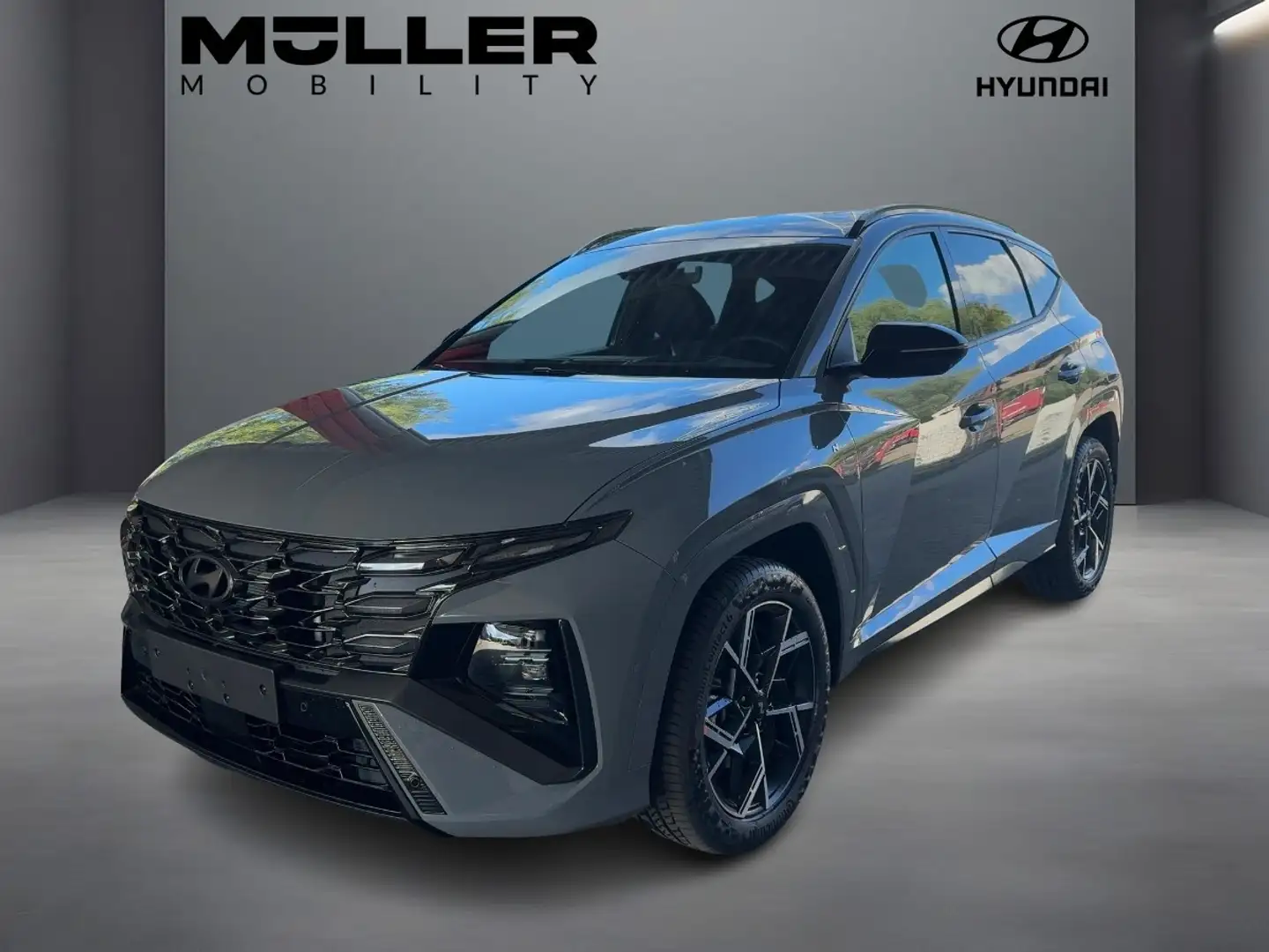Hyundai TUCSON 1.6 T-GDI N Line HUD|TWA|AHK|CarPlay|Pano Gris - 1
