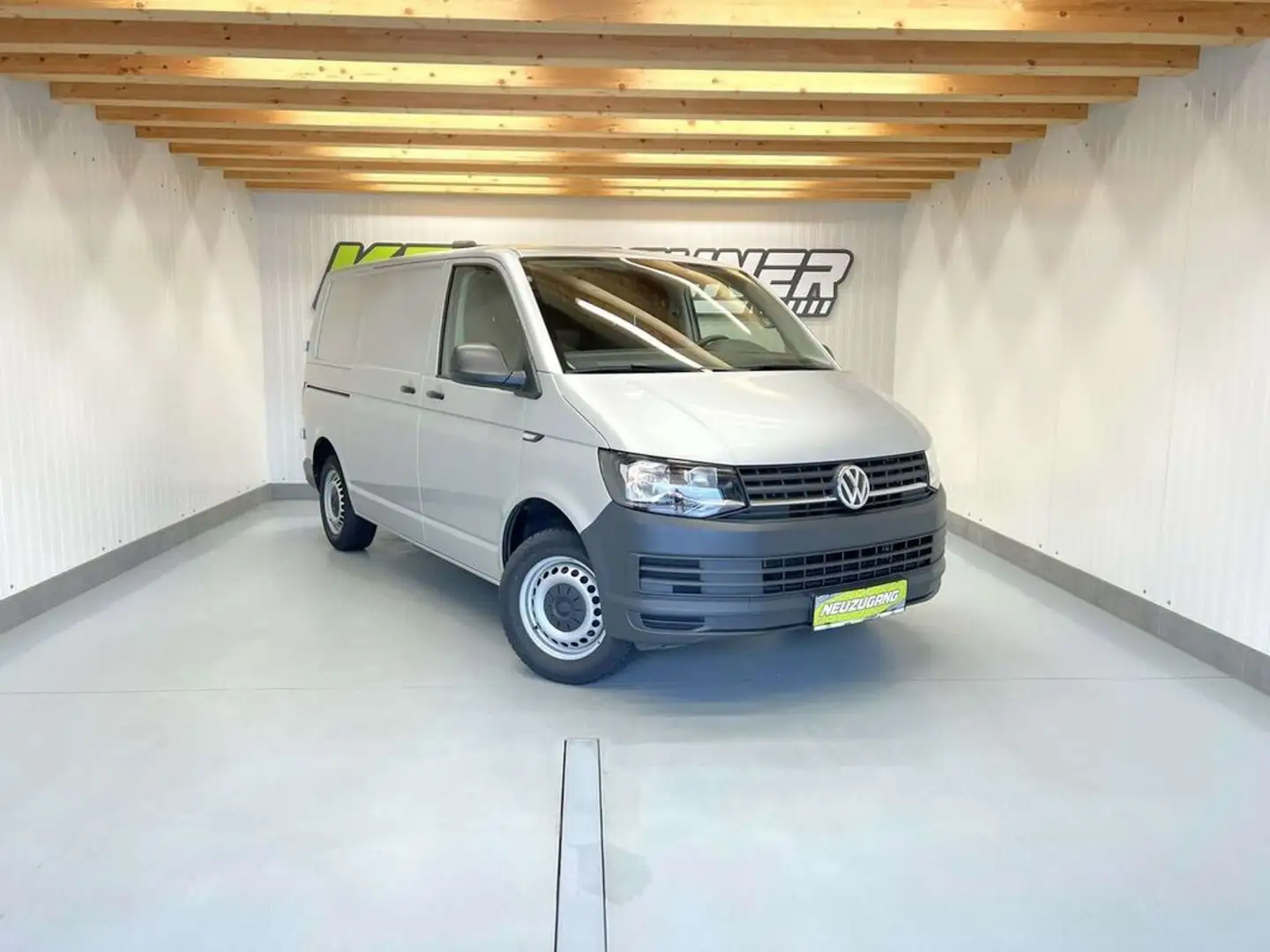 Volkswagen T6 Transporter Kasten 2,0 TDI ''KLIMA*FLÜGEL*REGALE'' Silber - 1