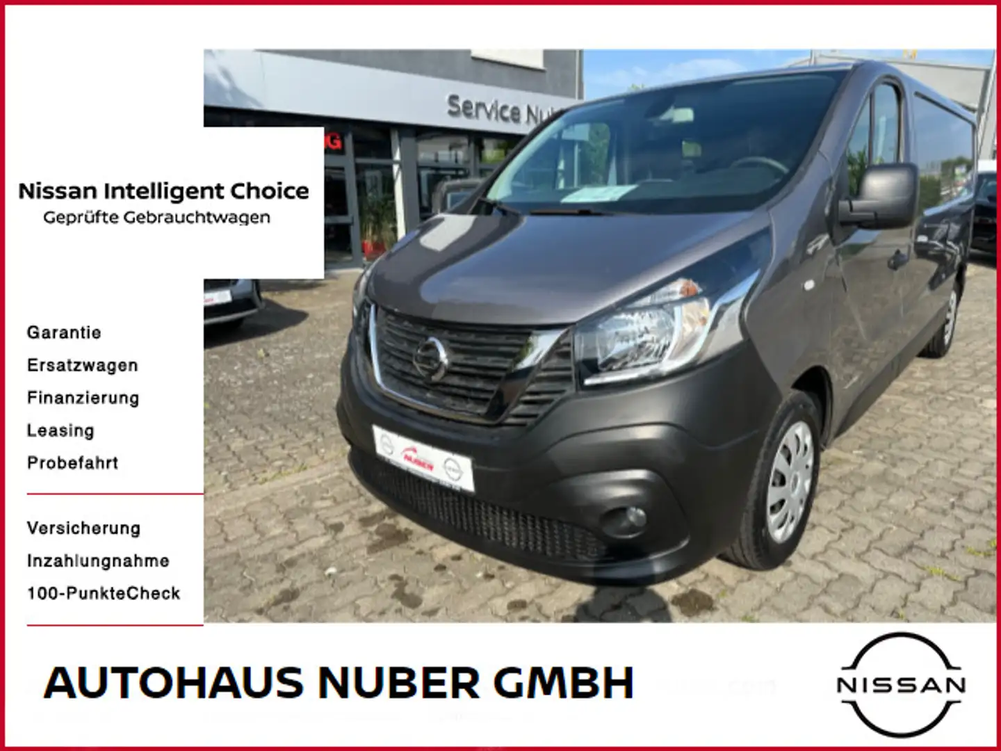 Nissan NV300 Kawa L2H1 2,9t COMFORT AHK Sicht Navi Grijs - 1