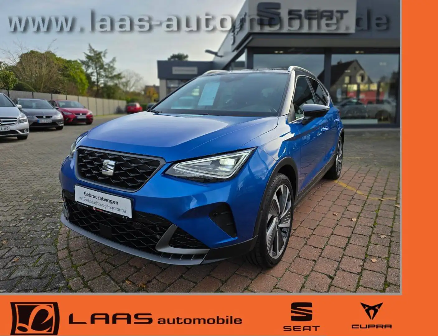 SEAT Arona FR 1,0TSI-NAVI/LED/Sitzh./Kamera Blau - 1