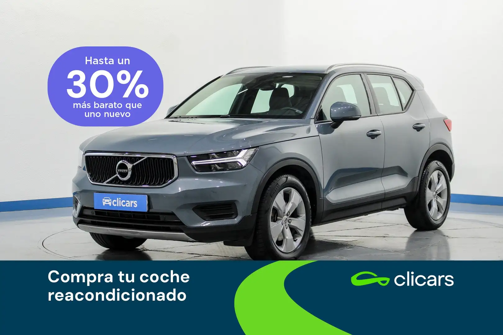 Volvo XC40 D4 Business Plus AWD Aut. Gris - 1