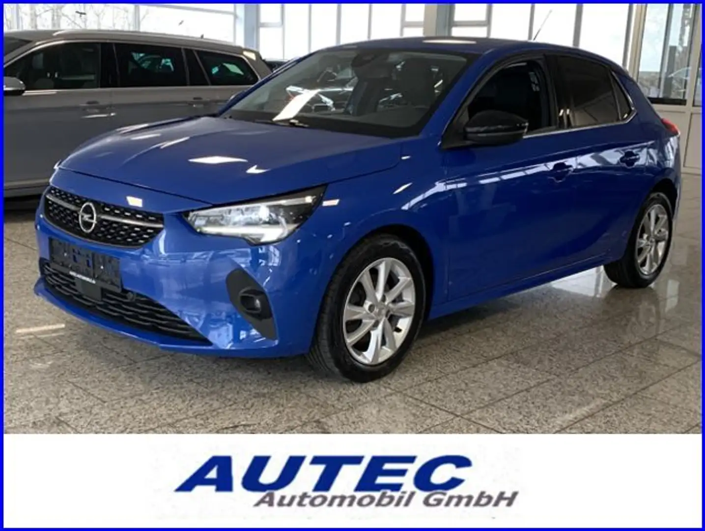 Opel Corsa F Elegance 1.5 LED+KAMERA+TOTW+SHZ+SPURH Bleu - 1