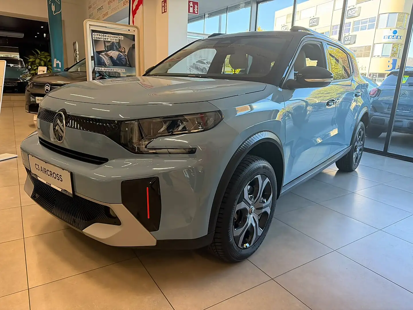 Citroen C3 Aircross Turbo 100 S&S 6-Gang-Manuell Plus 7-SITZER (G2992) Blau - 1