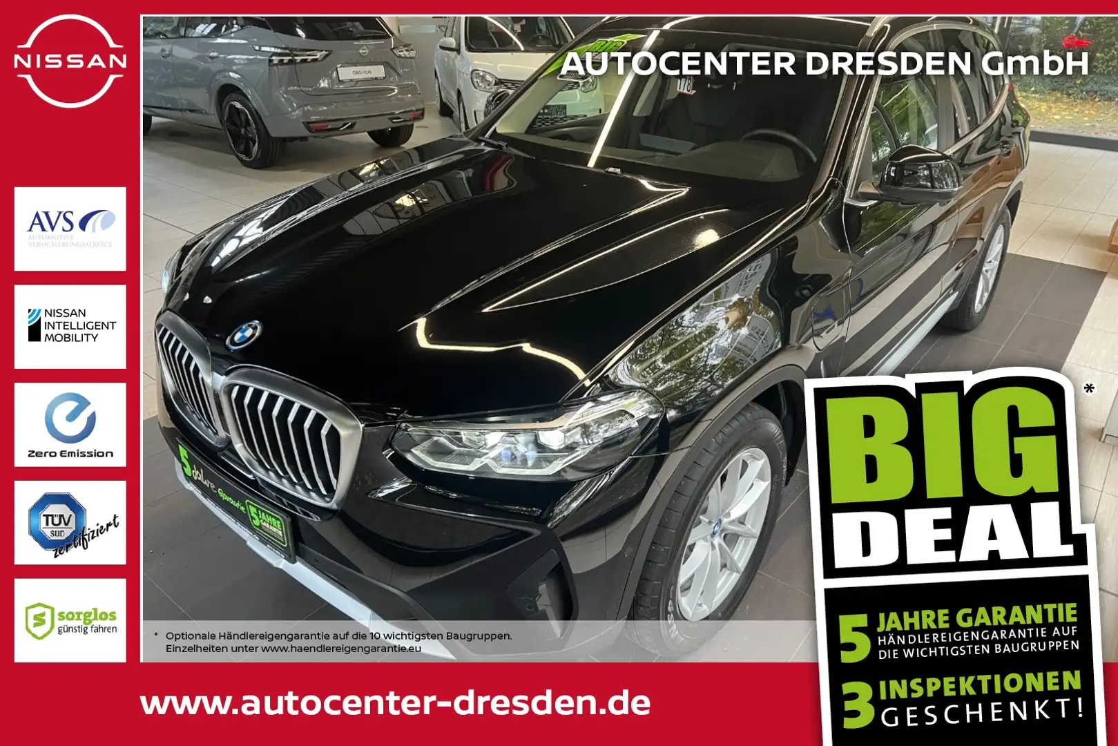 BMW X3 xDrive 30e SHZ+Kam.+KeyLess+KlimaA+LM+PDC Schwarz - 1