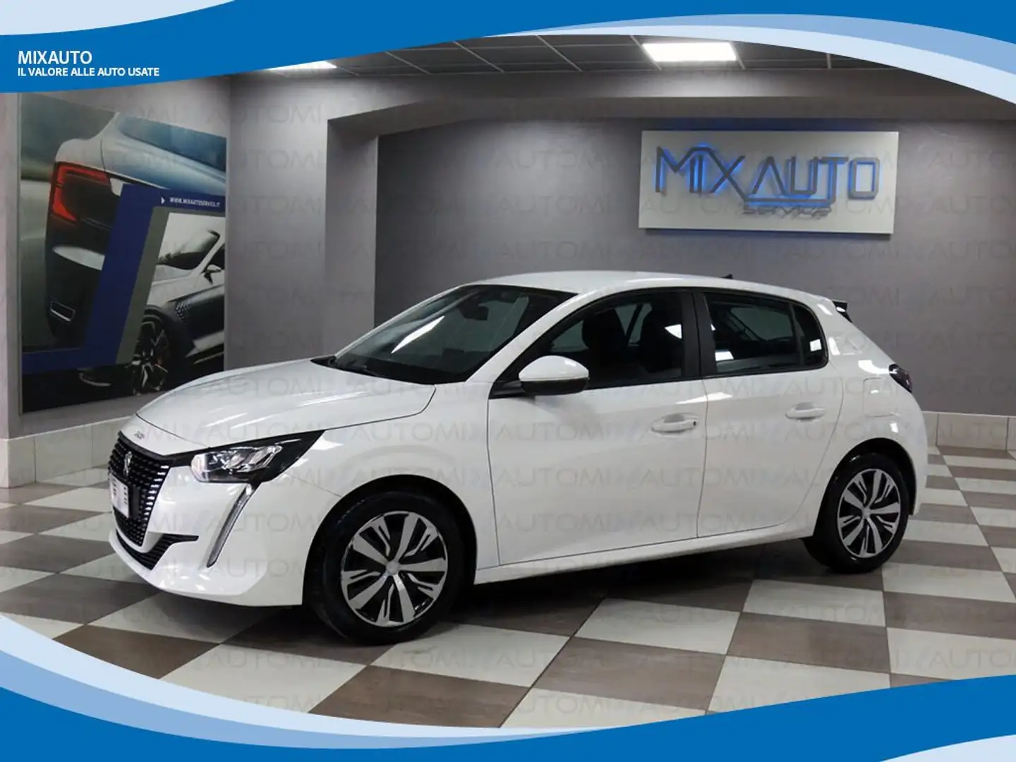 Peugeot 208 1.2 PureTech 100cv Active EU6 Білий - 1