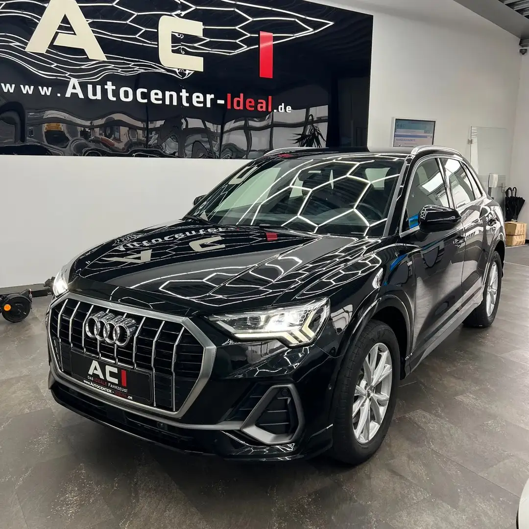 Audi Q3 40 TFSI quattro S-Line, 1.Hand, 360°,LED,VirC Noir - 1