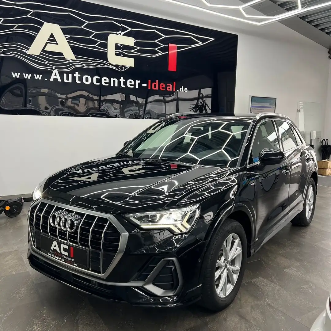 Audi Q3 40 TFSI quattro S-Line, 1.Hand, 360°,LED,VirC Noir - 2