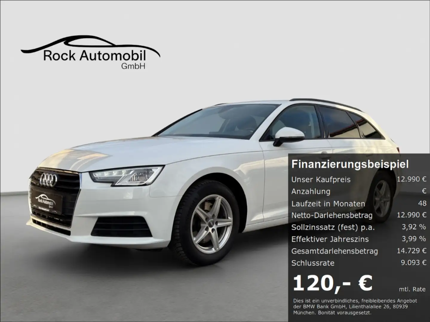 Audi A4 Avant 2,0 TDI Massage TÜV NEU Blanc - 1
