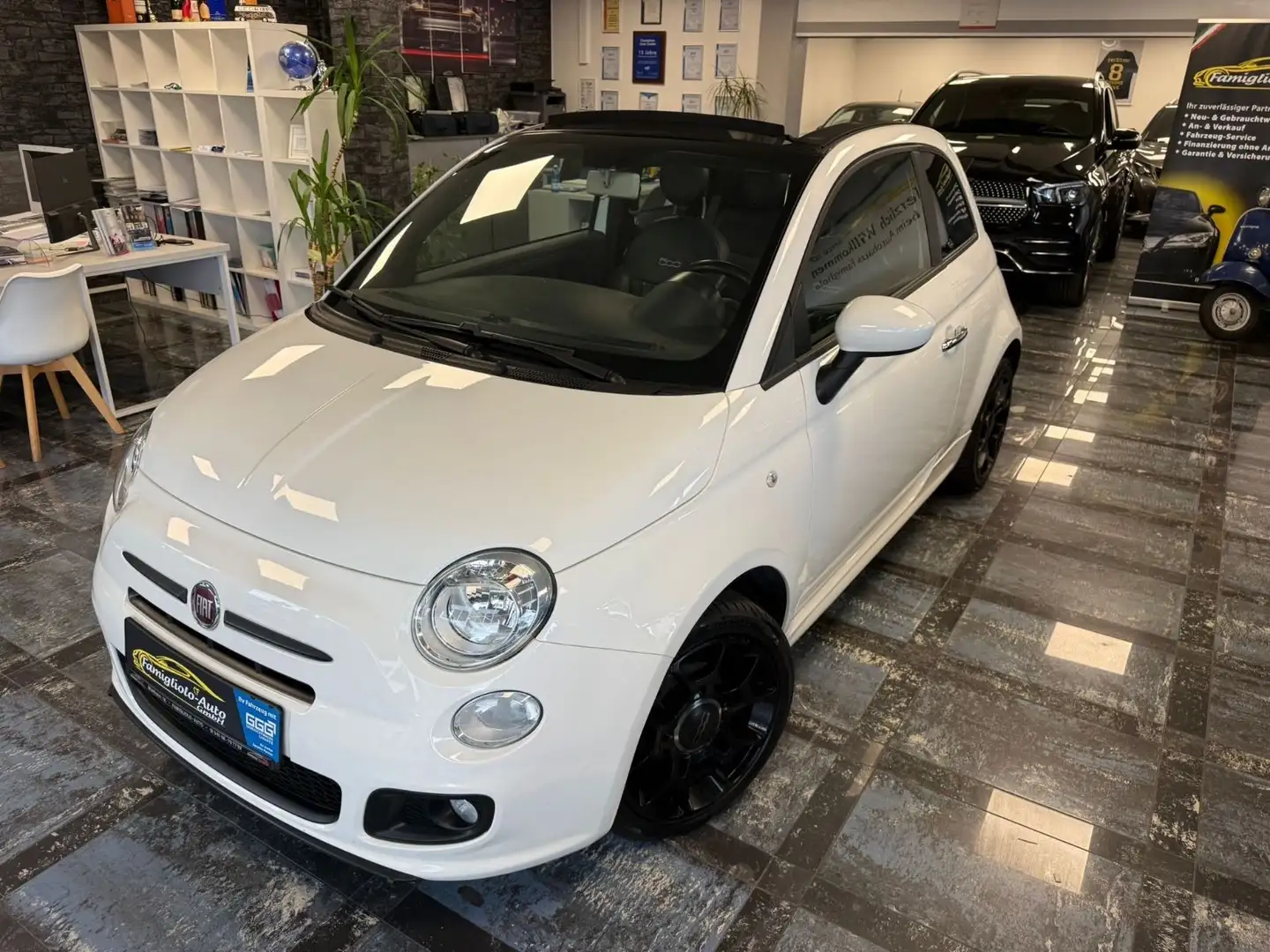 Fiat 500C /S/Leder/Aluräder/Cabrio/Klima/Sport Weiß - 2