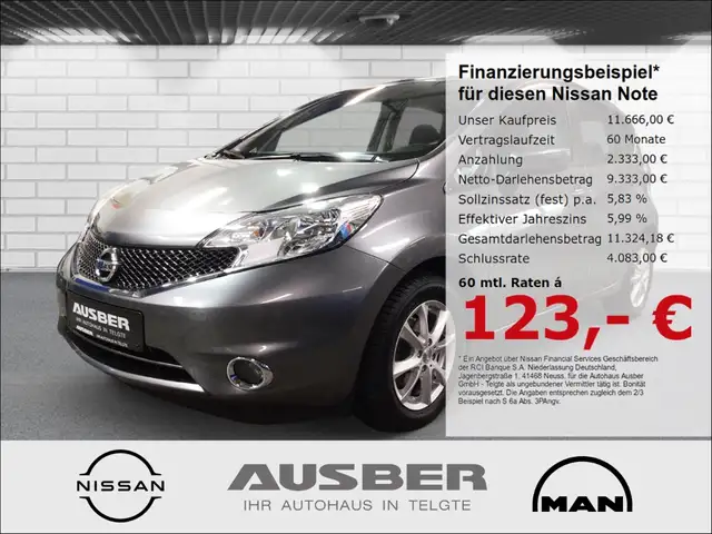 Nissan Note Acenta Automatik Navi Rücksitzbank verschiebbar
