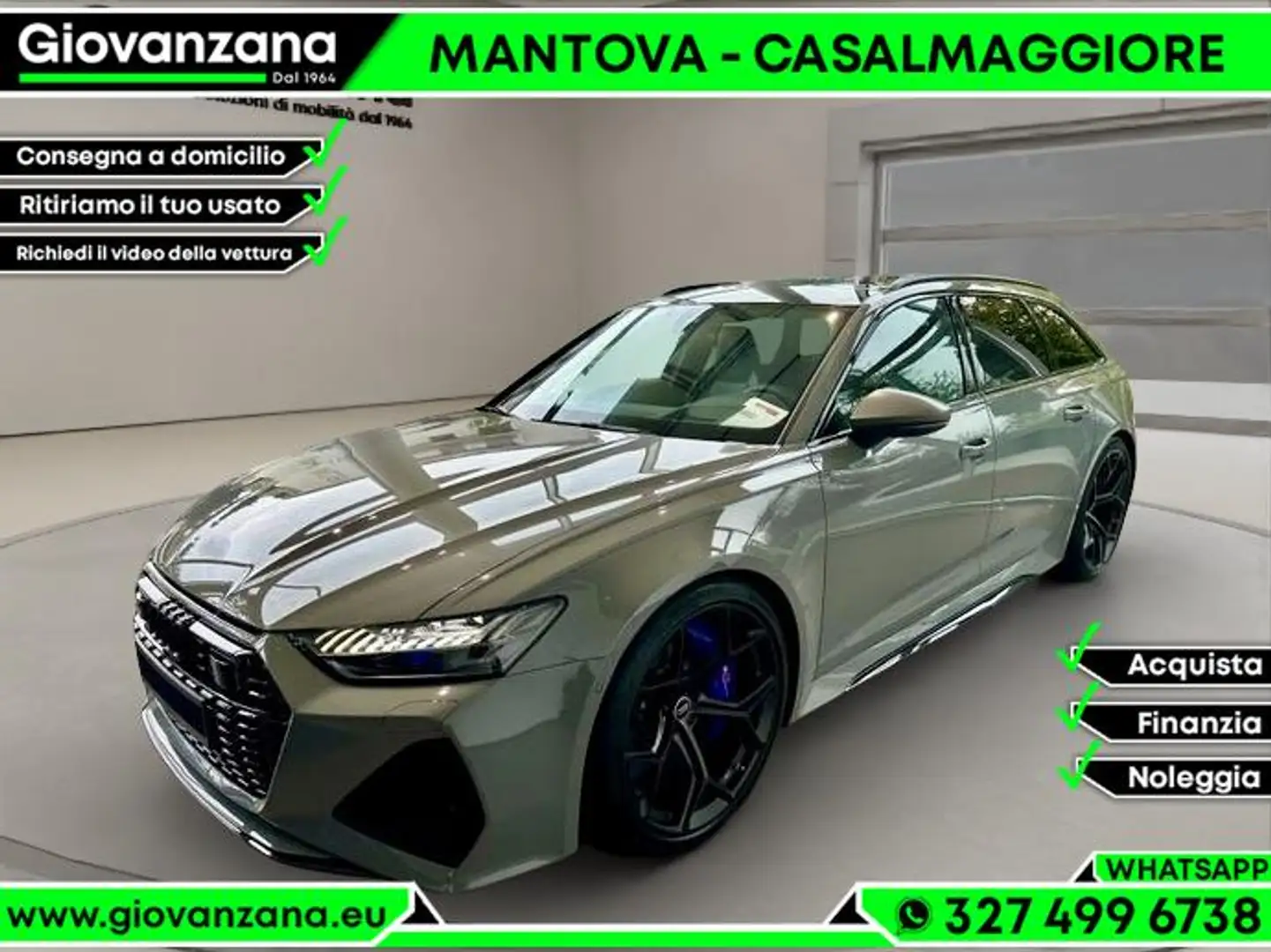 Audi RS6 Avant 4.0 performance/Dyn+/305kmh/KERAMIK/Tour/22 Grau - 1