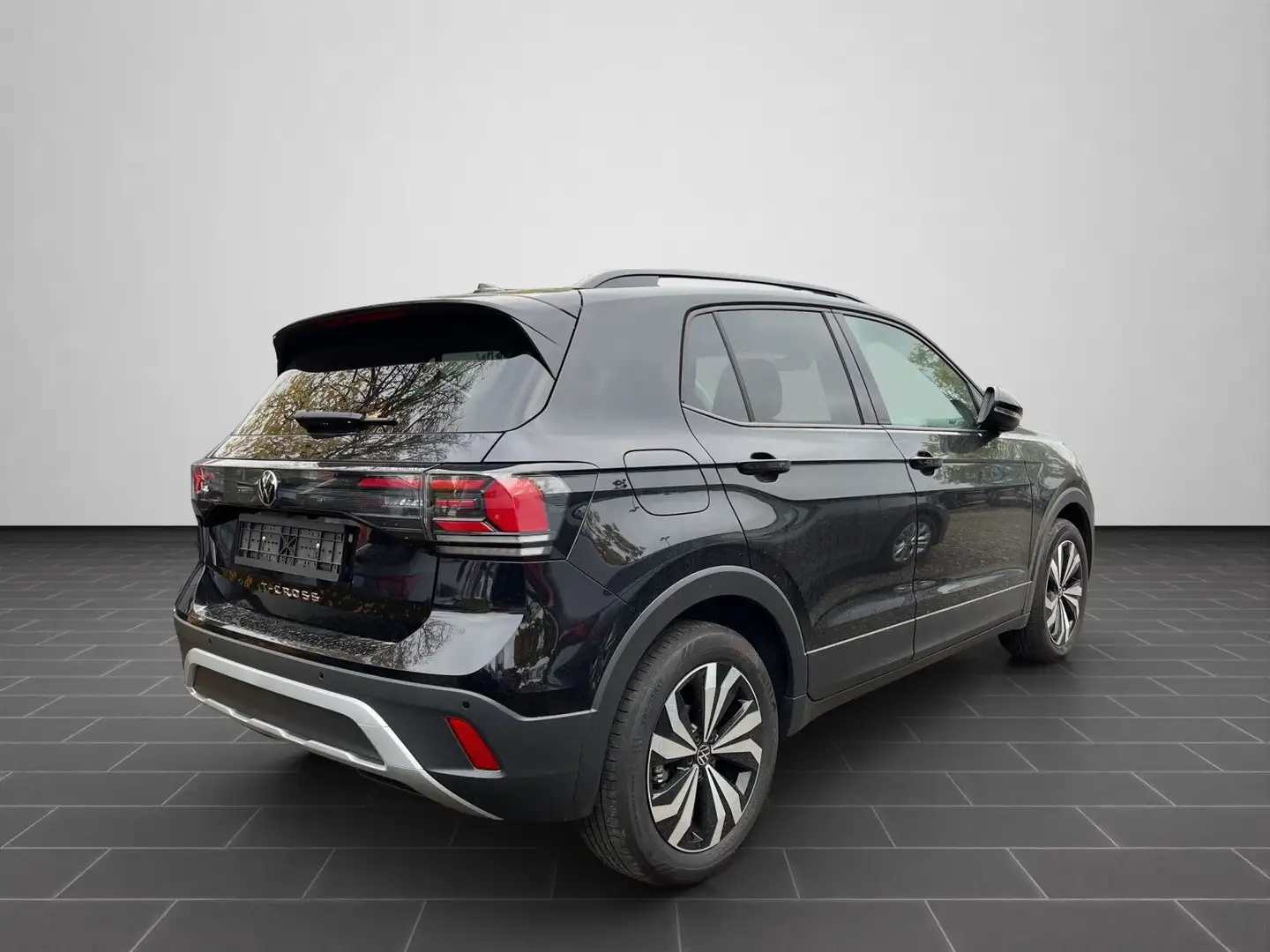 Volkswagen T-Cross 1.0 TSI DSG Life ACC+Kamera+Climatr+LED+ Schwarz - 2