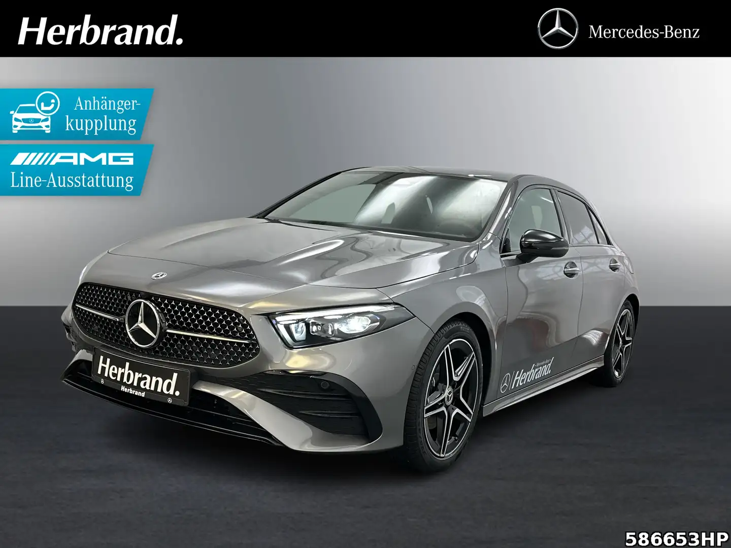 Mercedes-Benz A 200 Kompaktlimousine +AMG+NIGHT+DISTRONIC+ Grau - 1