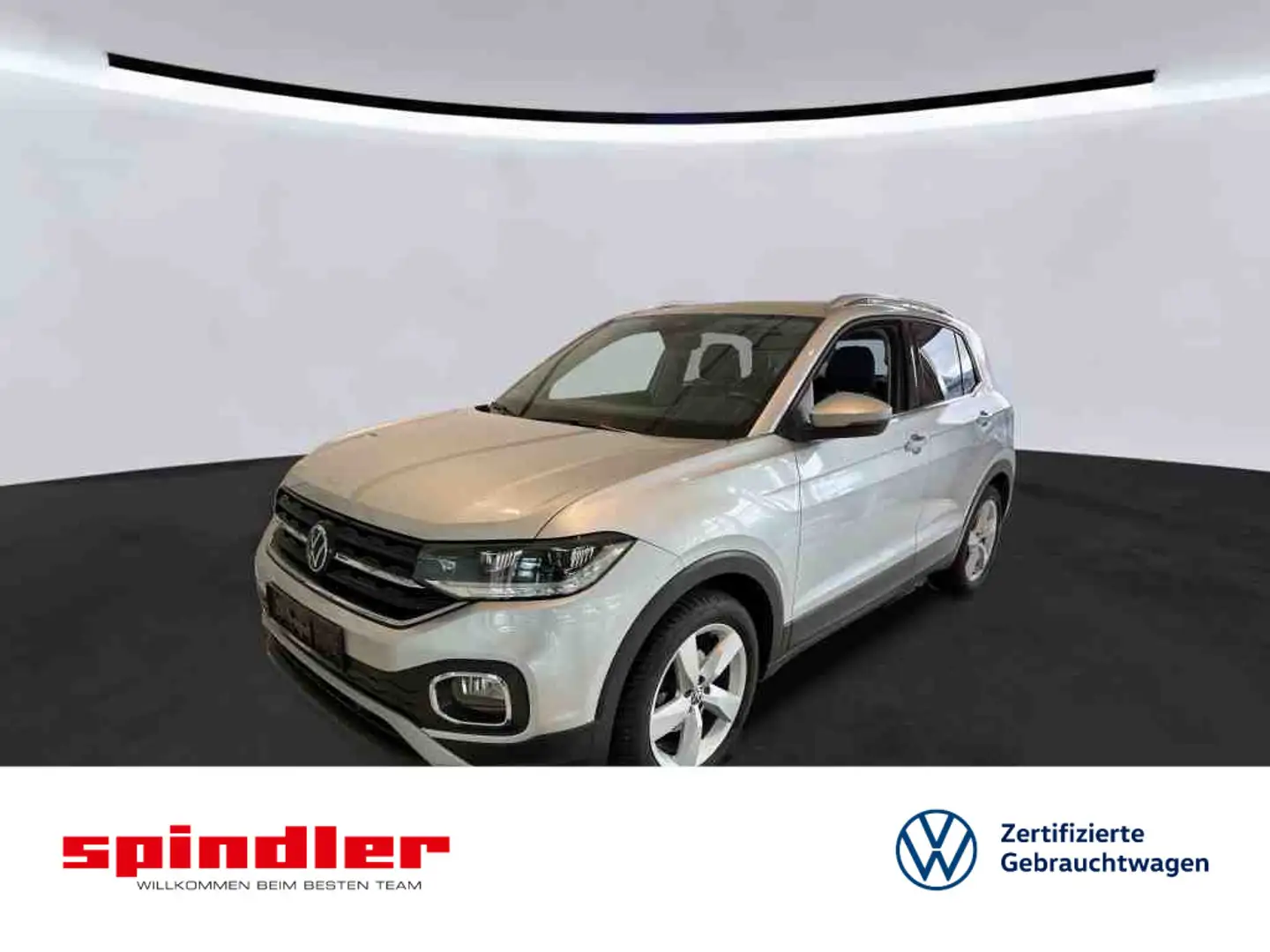 Volkswagen T-Cross Style 1.0 TSI DSG / AppConnect, ACC, LED Silber - 1