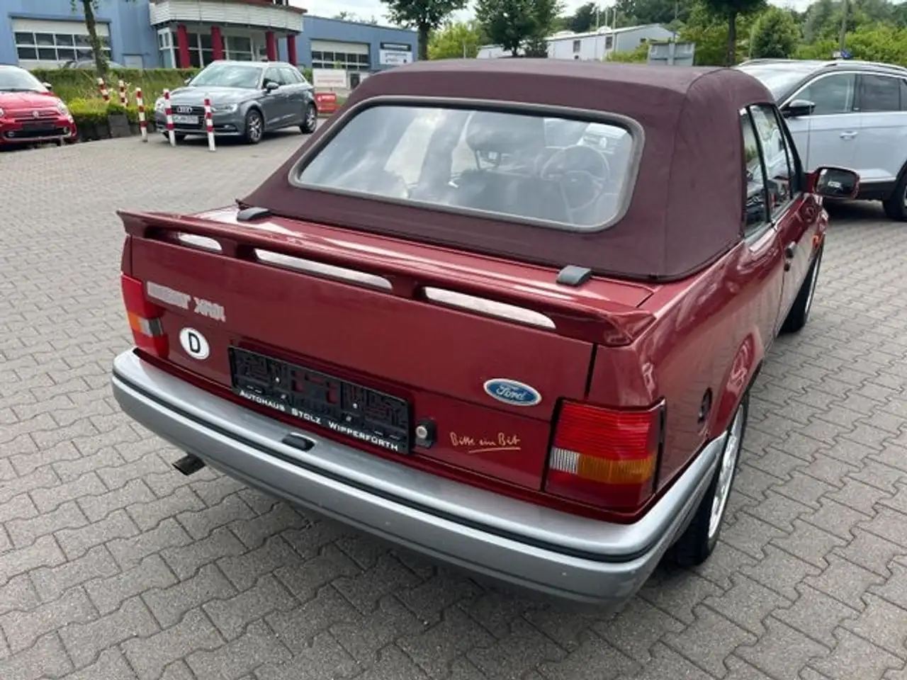 Ford Escort XR3i Cabrio aus 2.Hd. Soundsystem Alu Radio, foto 12