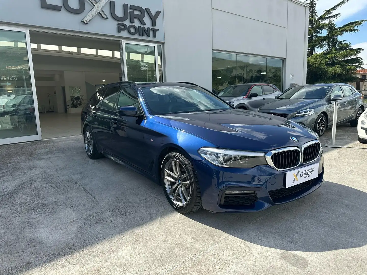 BMW 520 520d Touring mhev Msport auto Bleu - 1